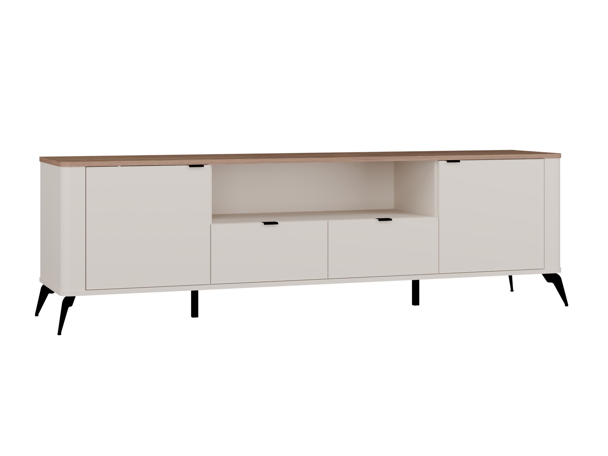 TV komoda Soavie 108 (Kašmir + Hrast)