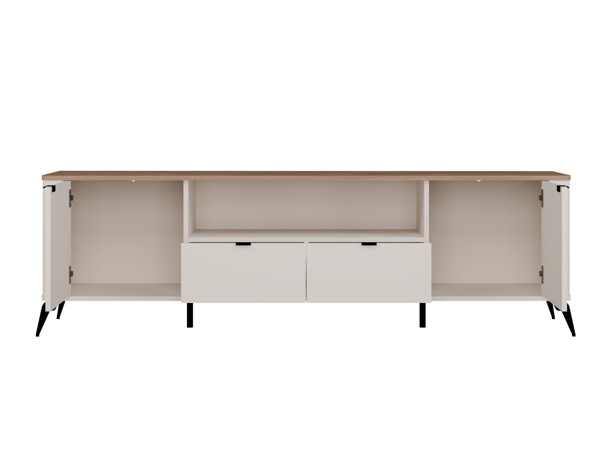 TV komoda Soavie 108 (Kašmir + Hrast)