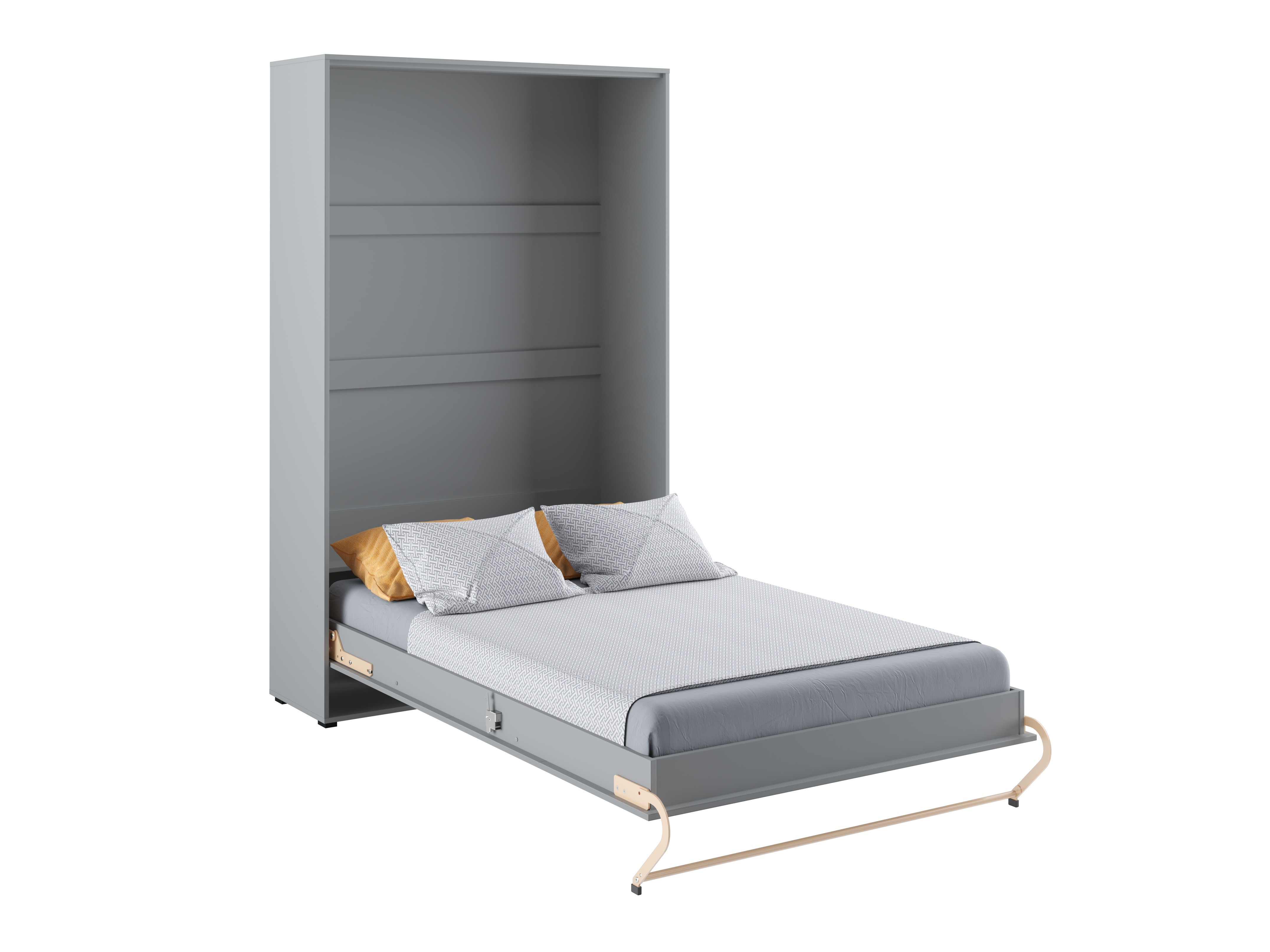 Zidni krevet Concept Pro Lenart III (Sivo)