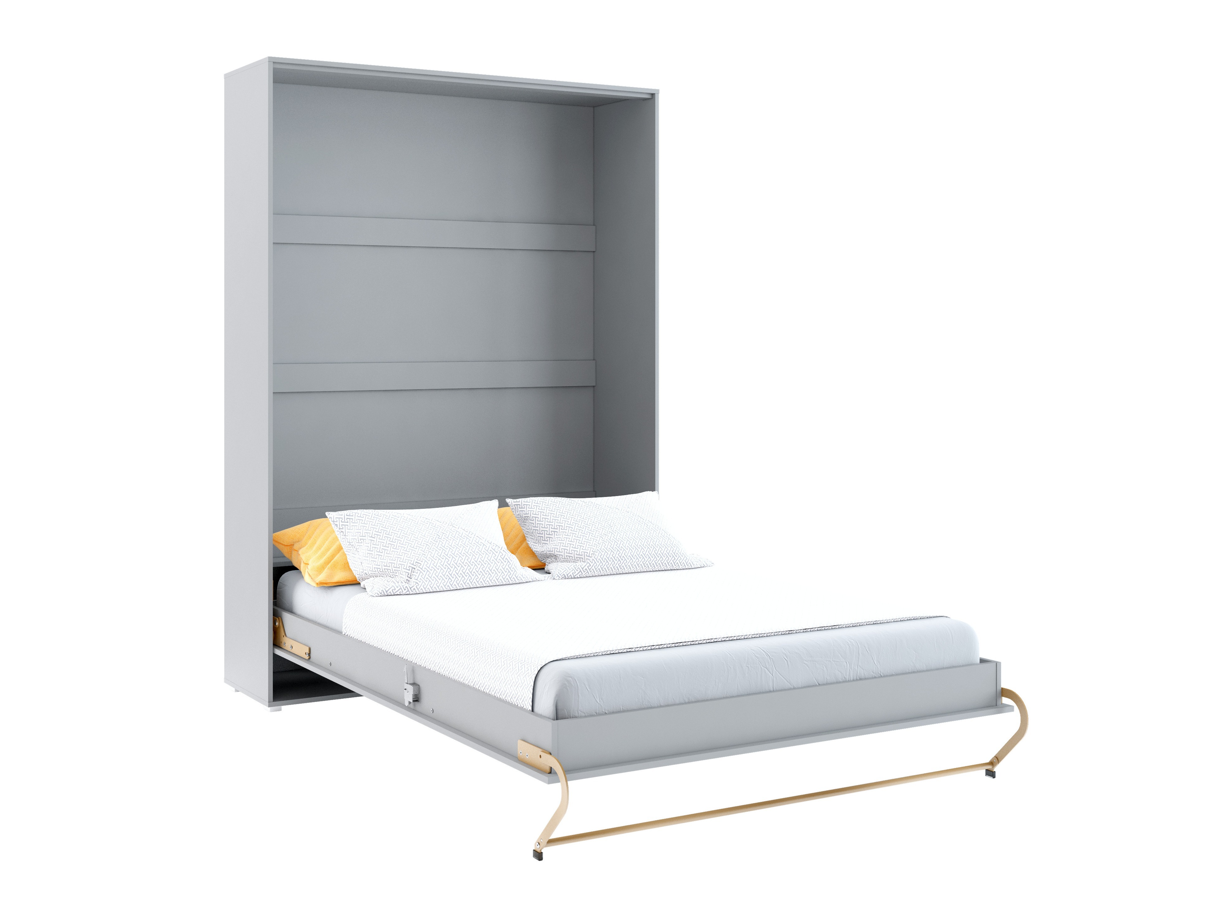 Zidni krevet Concept Pro Lenart III (Sivo)