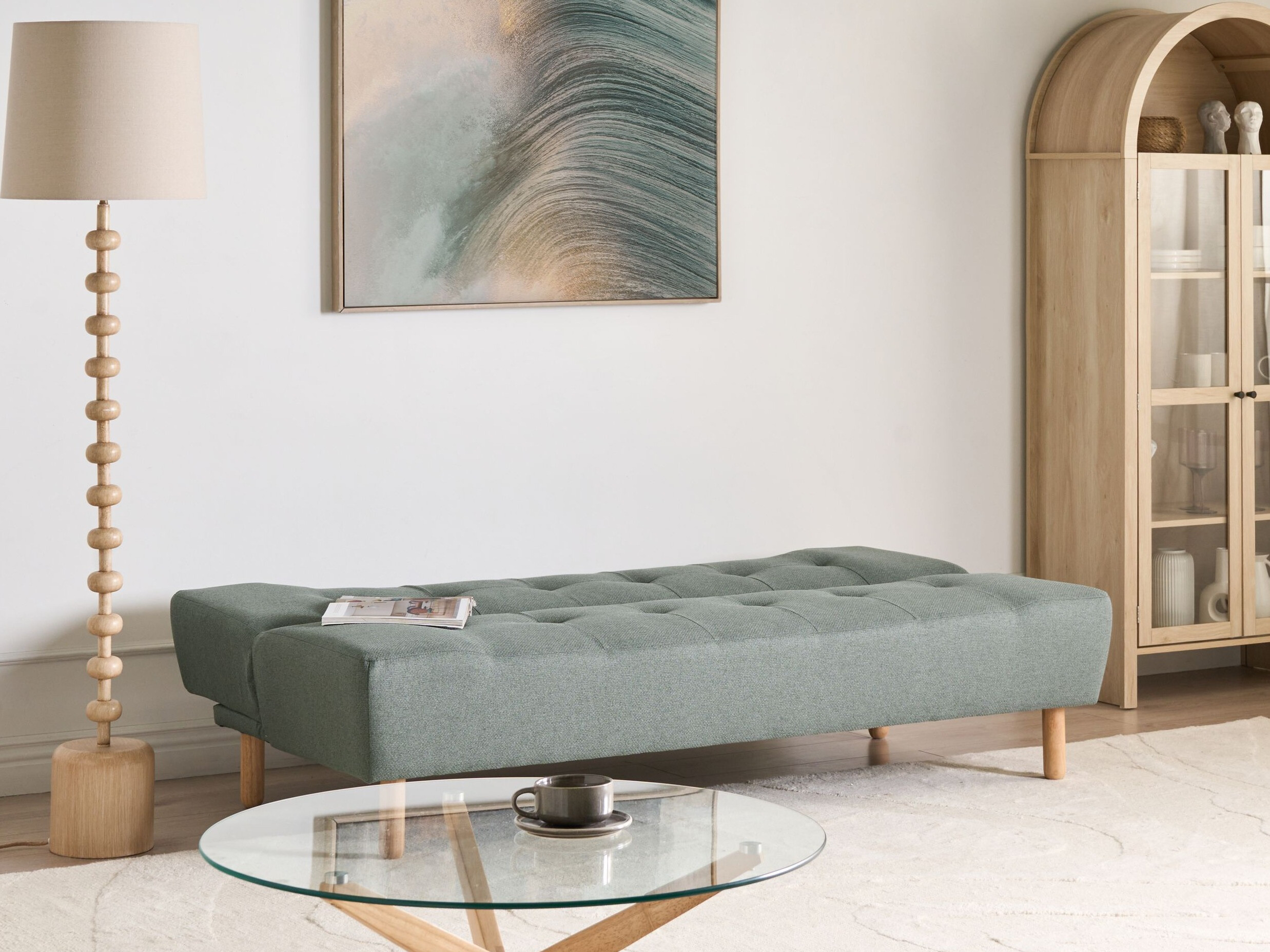 Sofa na razvlačenje Berwyn 1550 (Prašnjavo zelena)