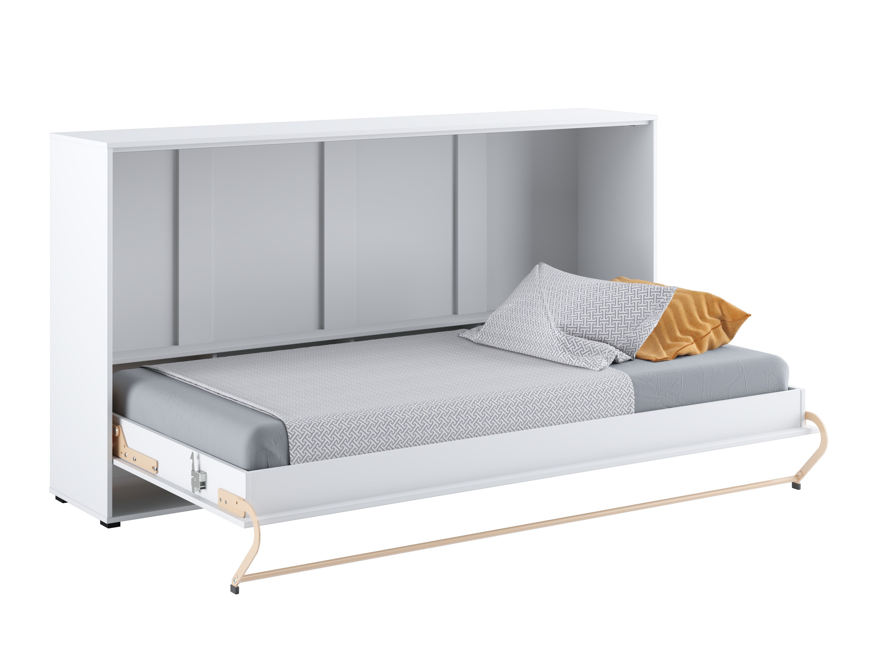 Zidni krevet Concept Pro Lenart IV (Belo)