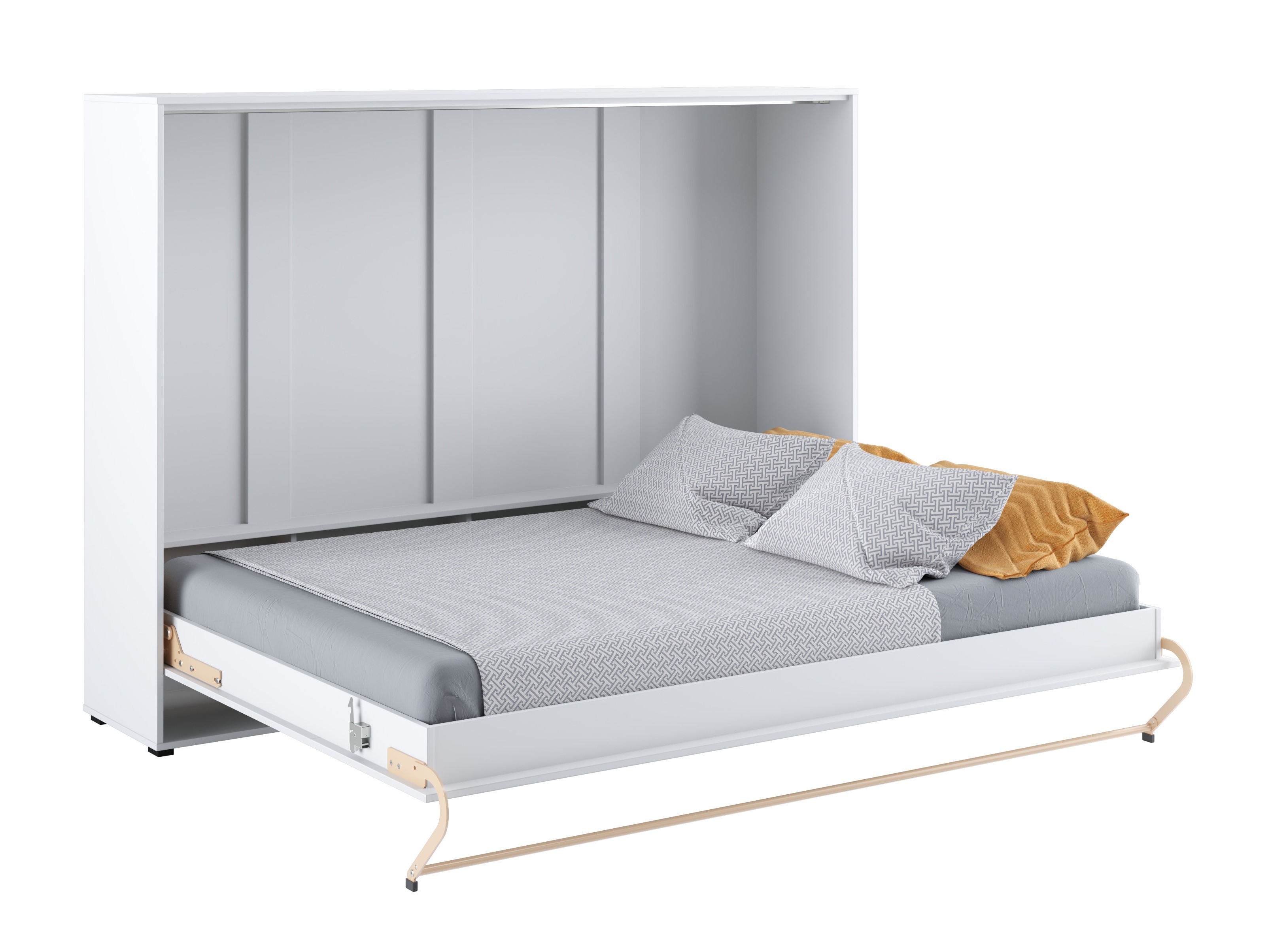 Zidni krevet Concept Pro Lenart IV (Belo)