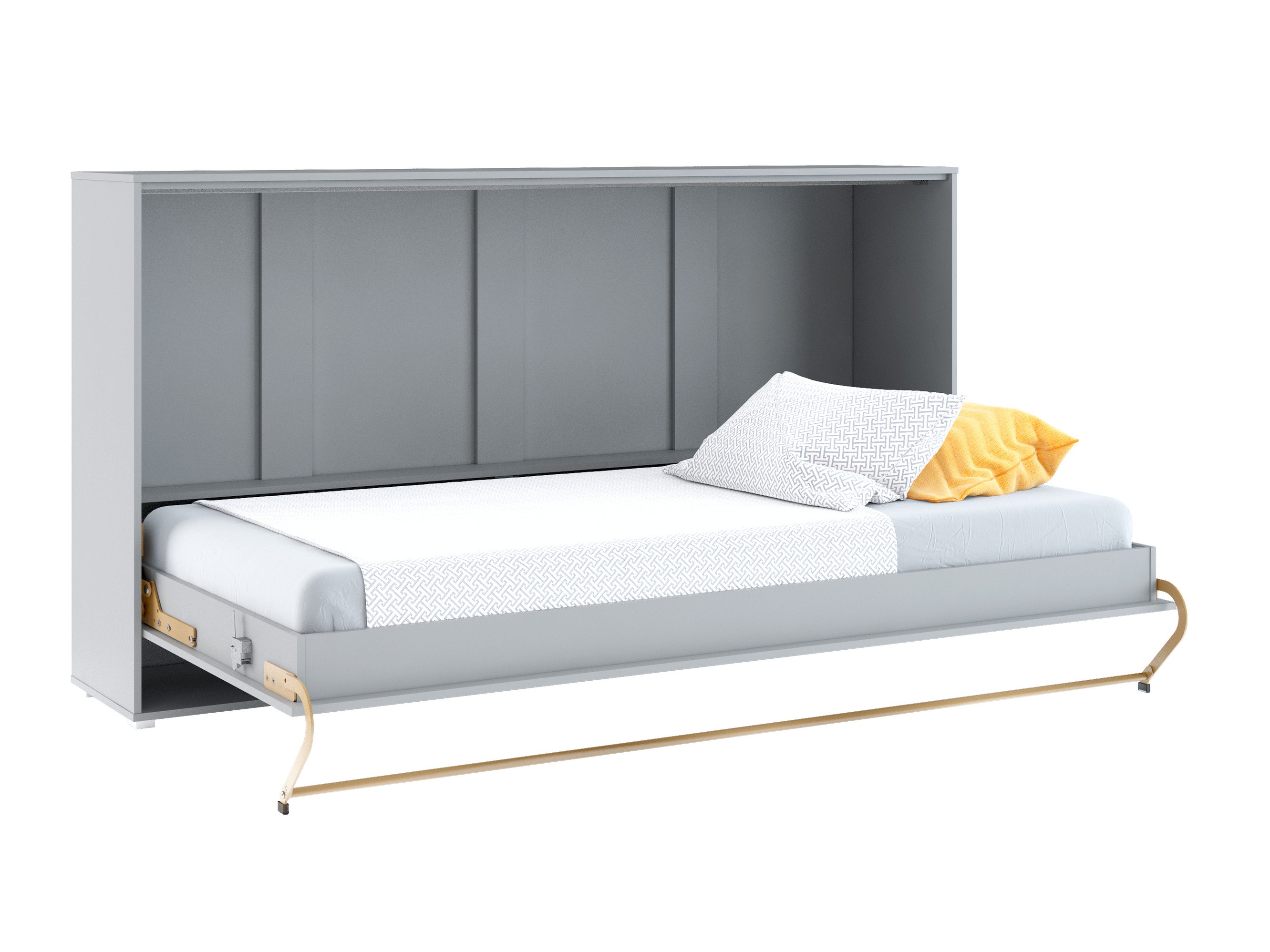 Zidni krevet Concept Pro Lenart IV (Sivo)