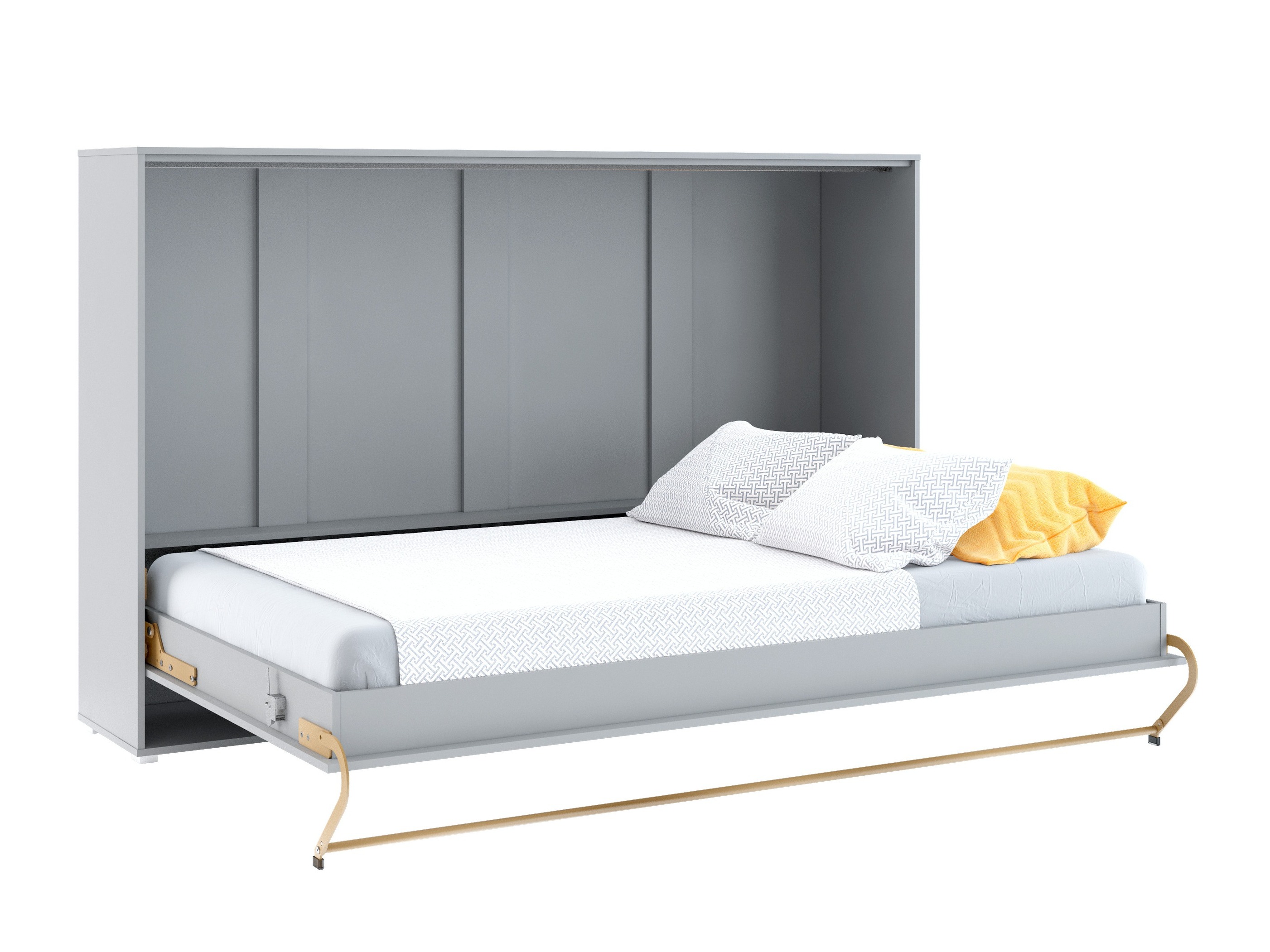 Zidni krevet Concept Pro Lenart IV (Sivo)