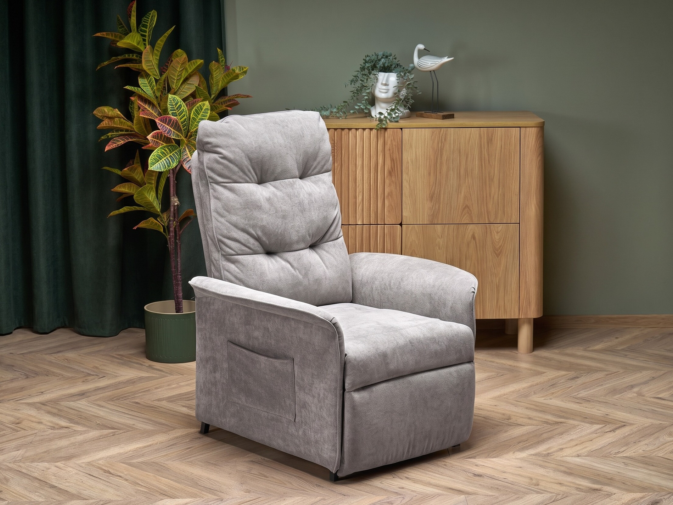 Relaks fotelja Houston 2171 (Sivo)