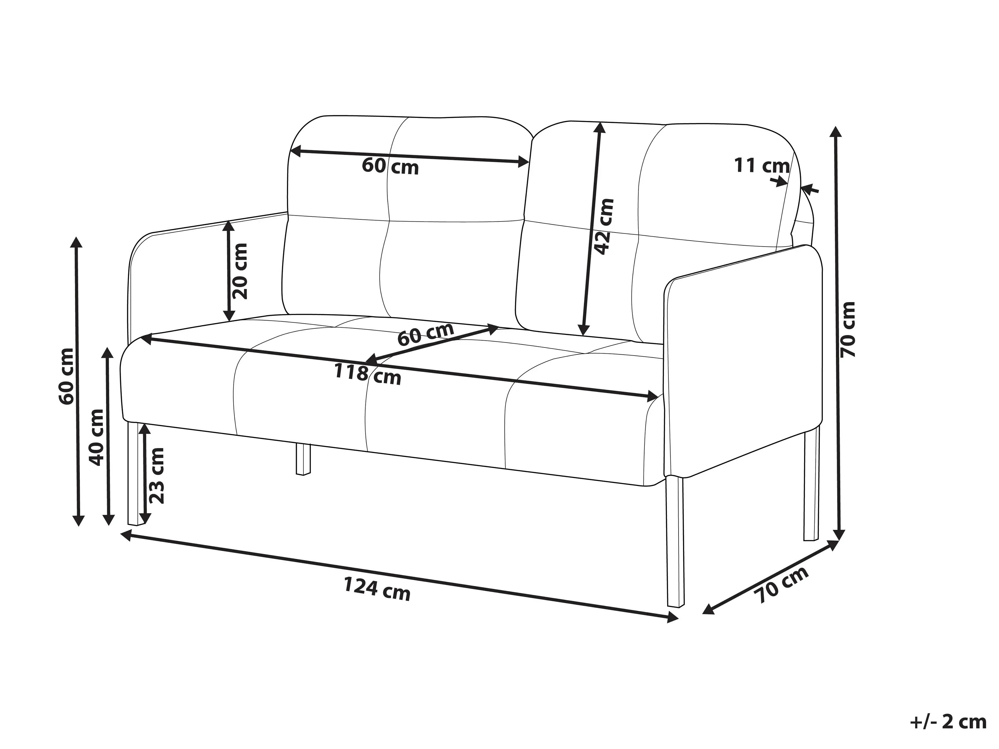 Sofa Berwyn 3447 (Svetlo bež)