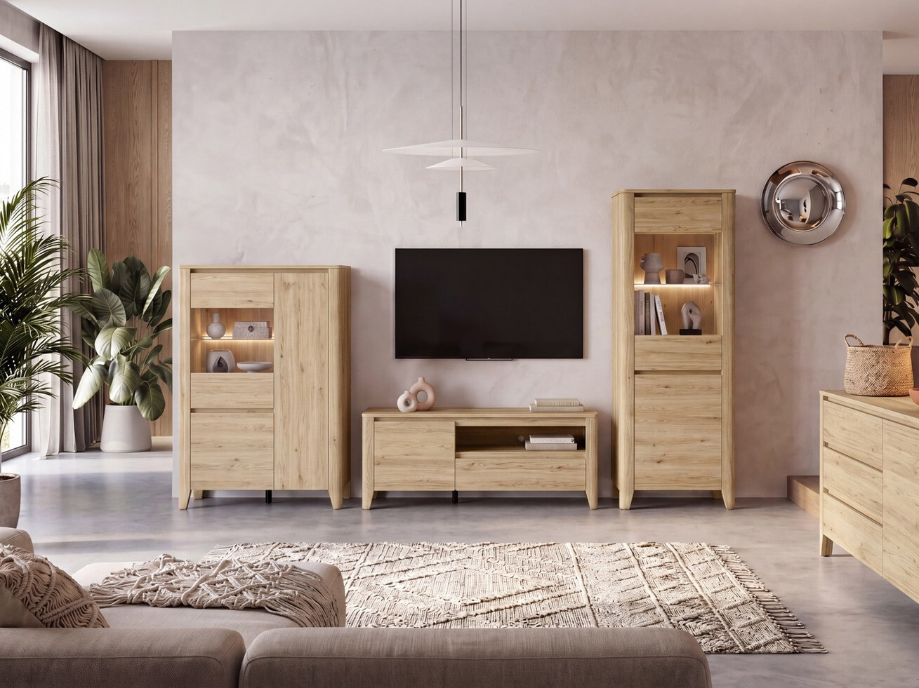 TV komoda Talduno 100 (Svetli javor)