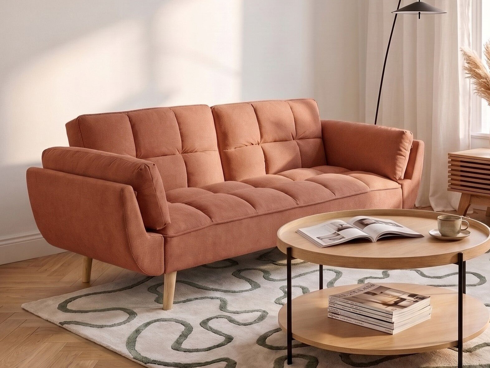 Sofa na razvlačenje Berwyn 3458 (Narandžasta)