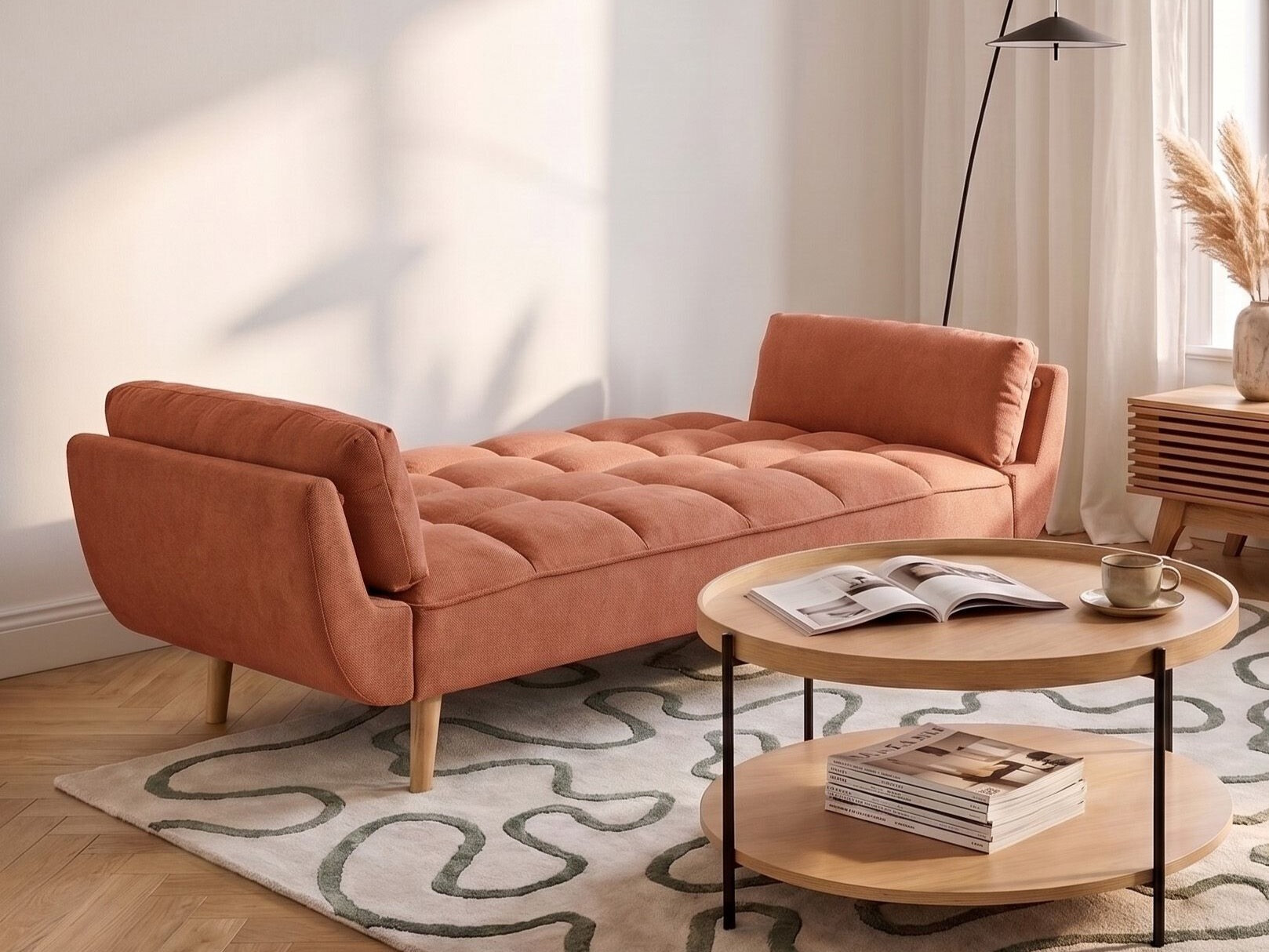 Sofa na razvlačenje Berwyn 3458 (Narandžasta)