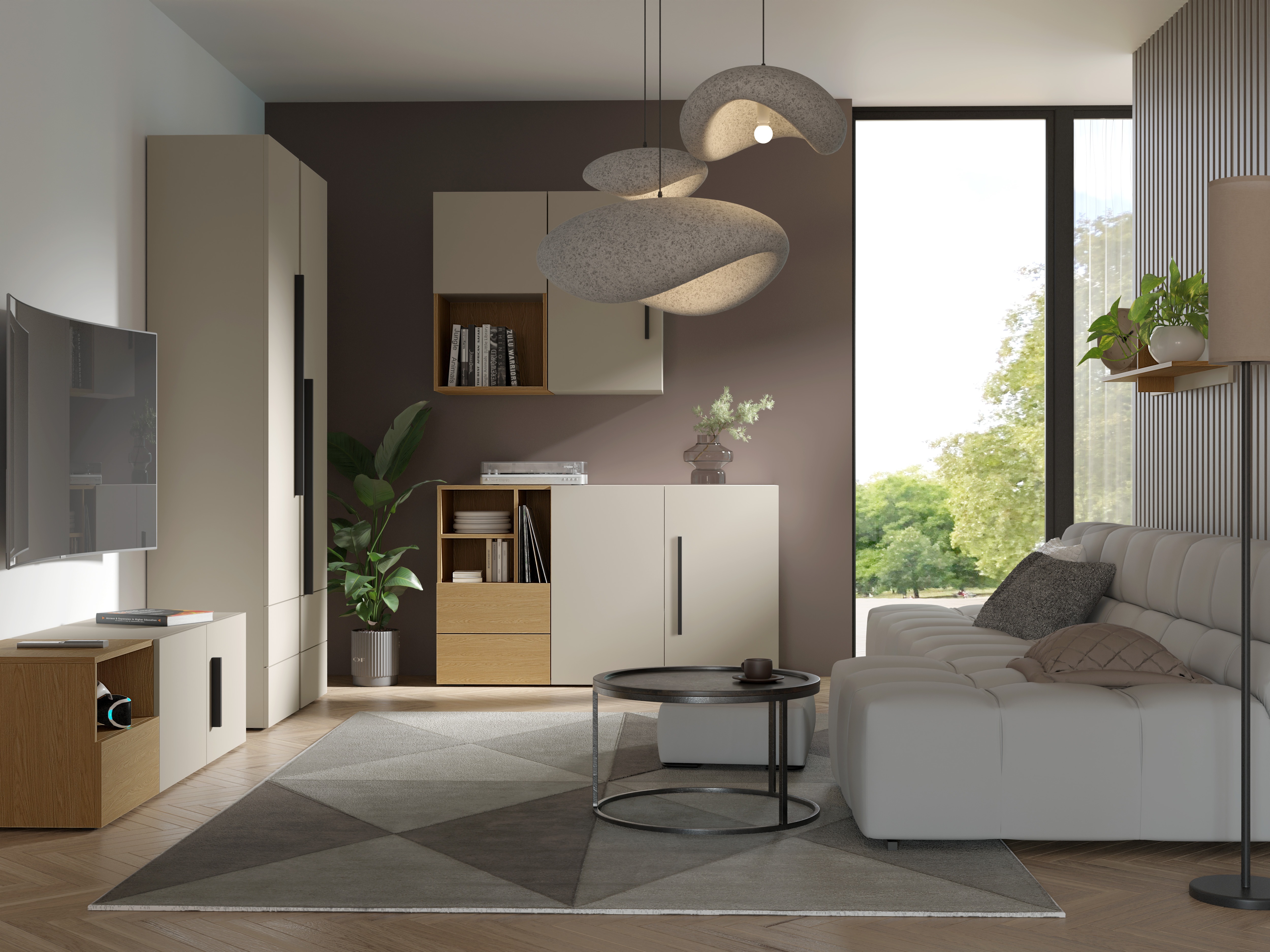 Komoda Etruva 106 (Kašmir + Hrast)