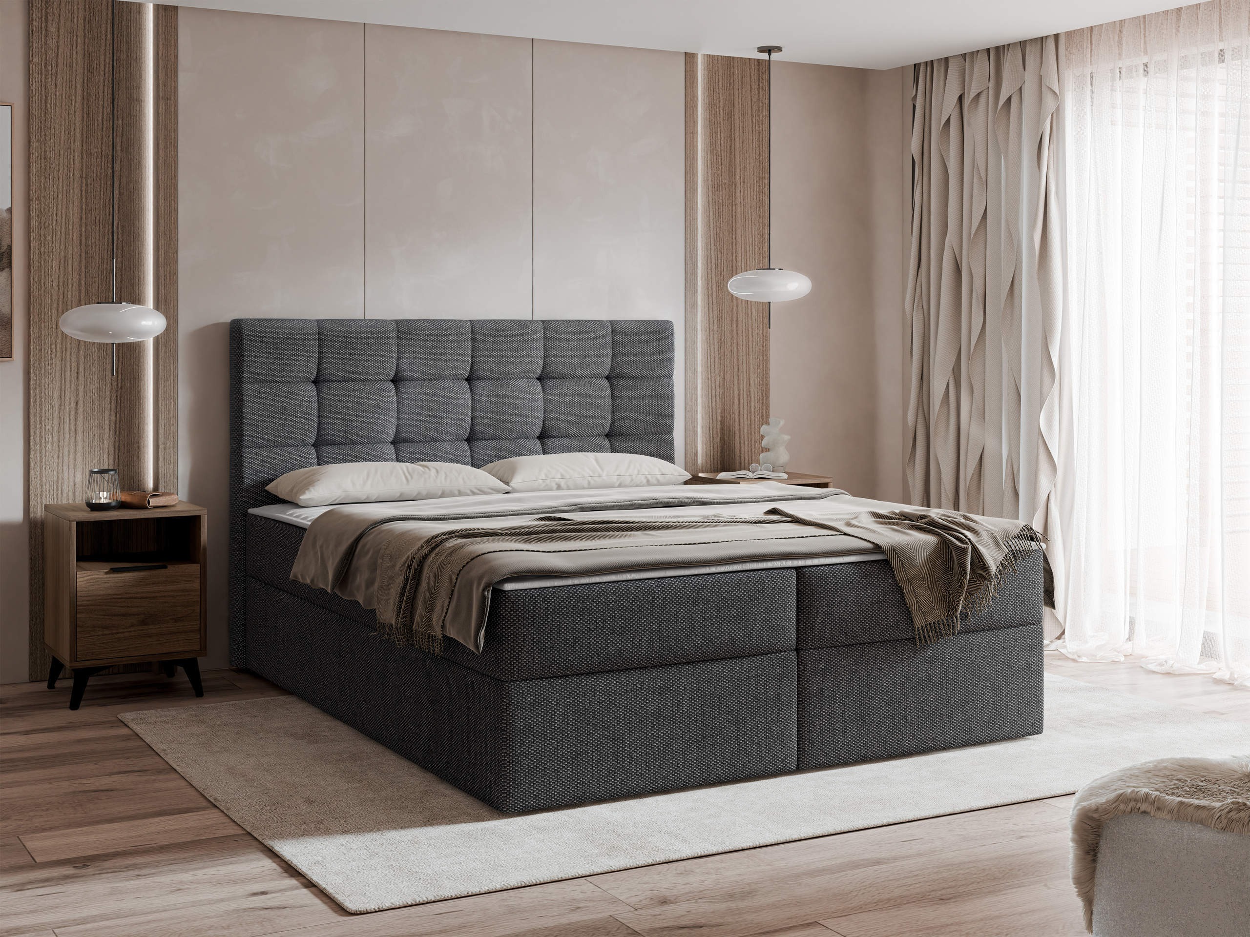 Boxspring krevet Comfivo Osculum I (Muna 10)