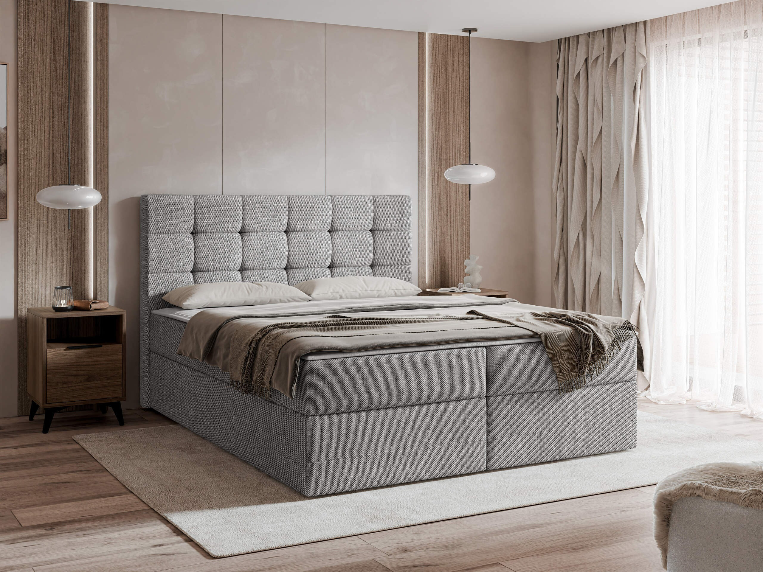 Boxspring krevet Comfivo Osculum I (Muna 08)