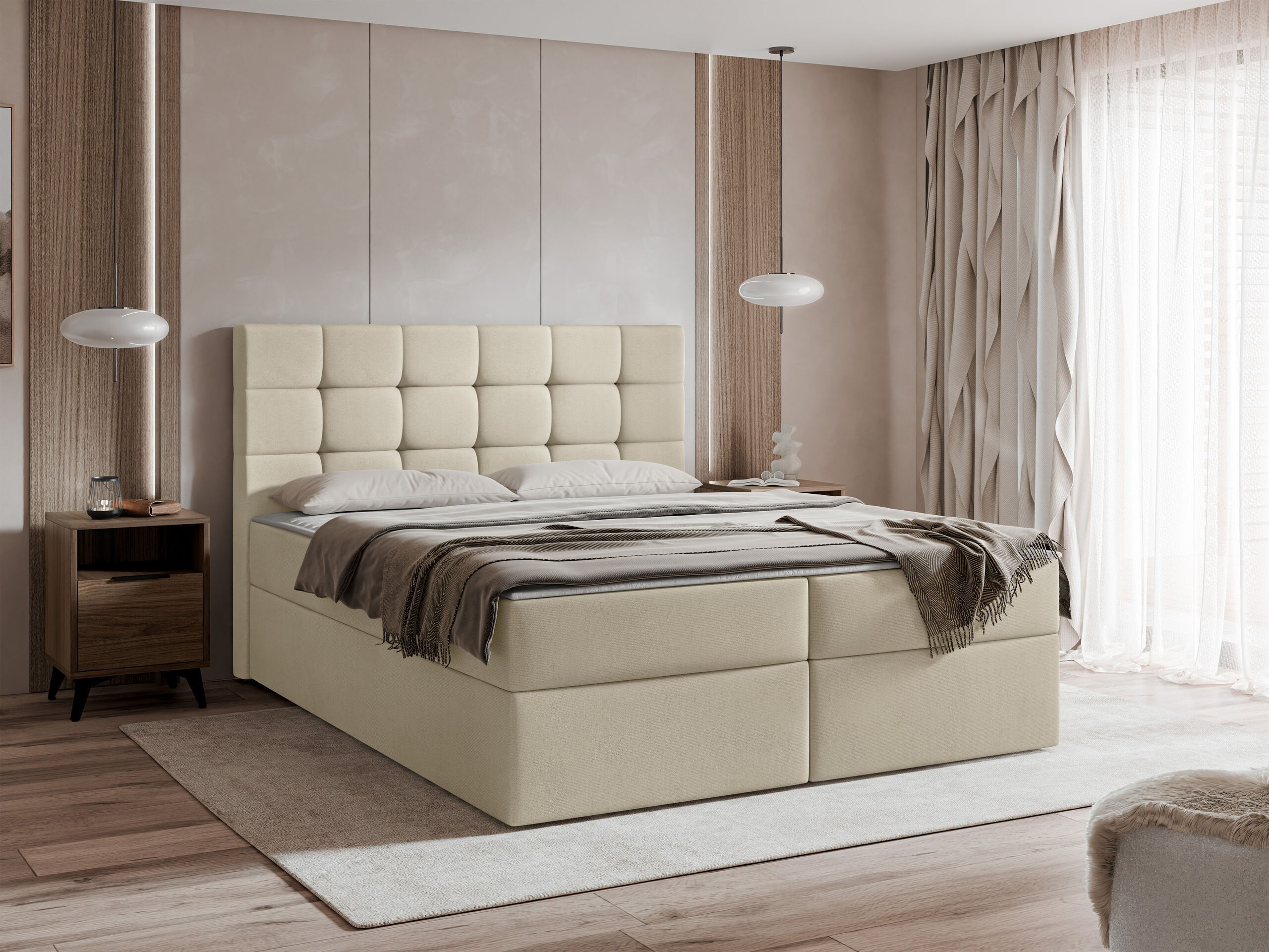 Boxspring krevet Comfivo Osculum I (Manila 02)