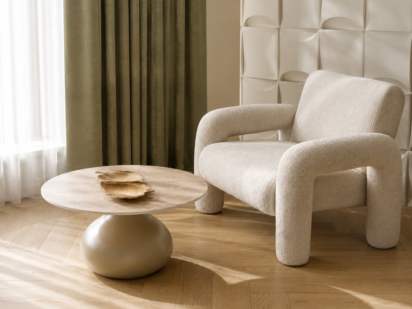 Stočić za kafu Houston 2192 (Kašmir + Svetlo Travertine)