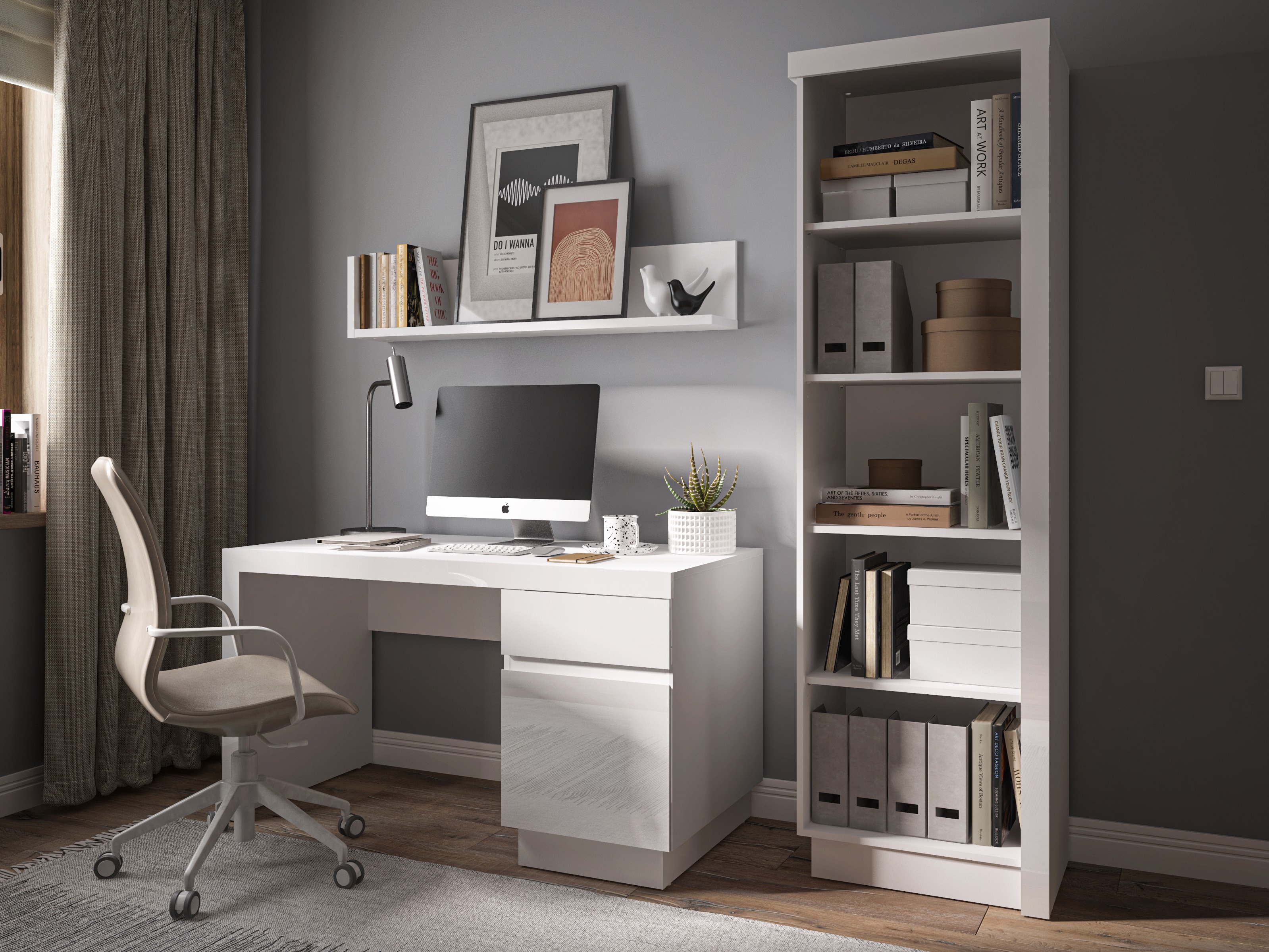 Polica Feldeli 129 (Belo)