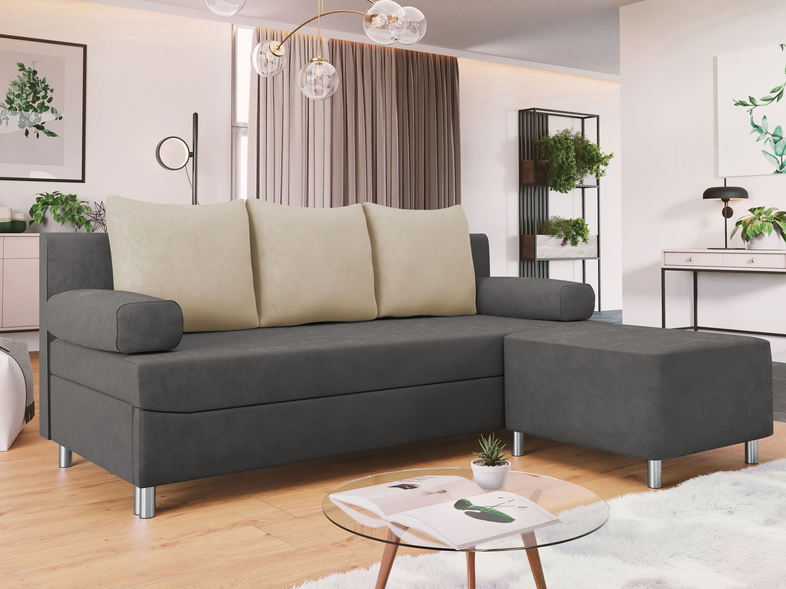 Set tapaciranog nameštaja Comfivo Artes (Alova 36 + Alova 07)