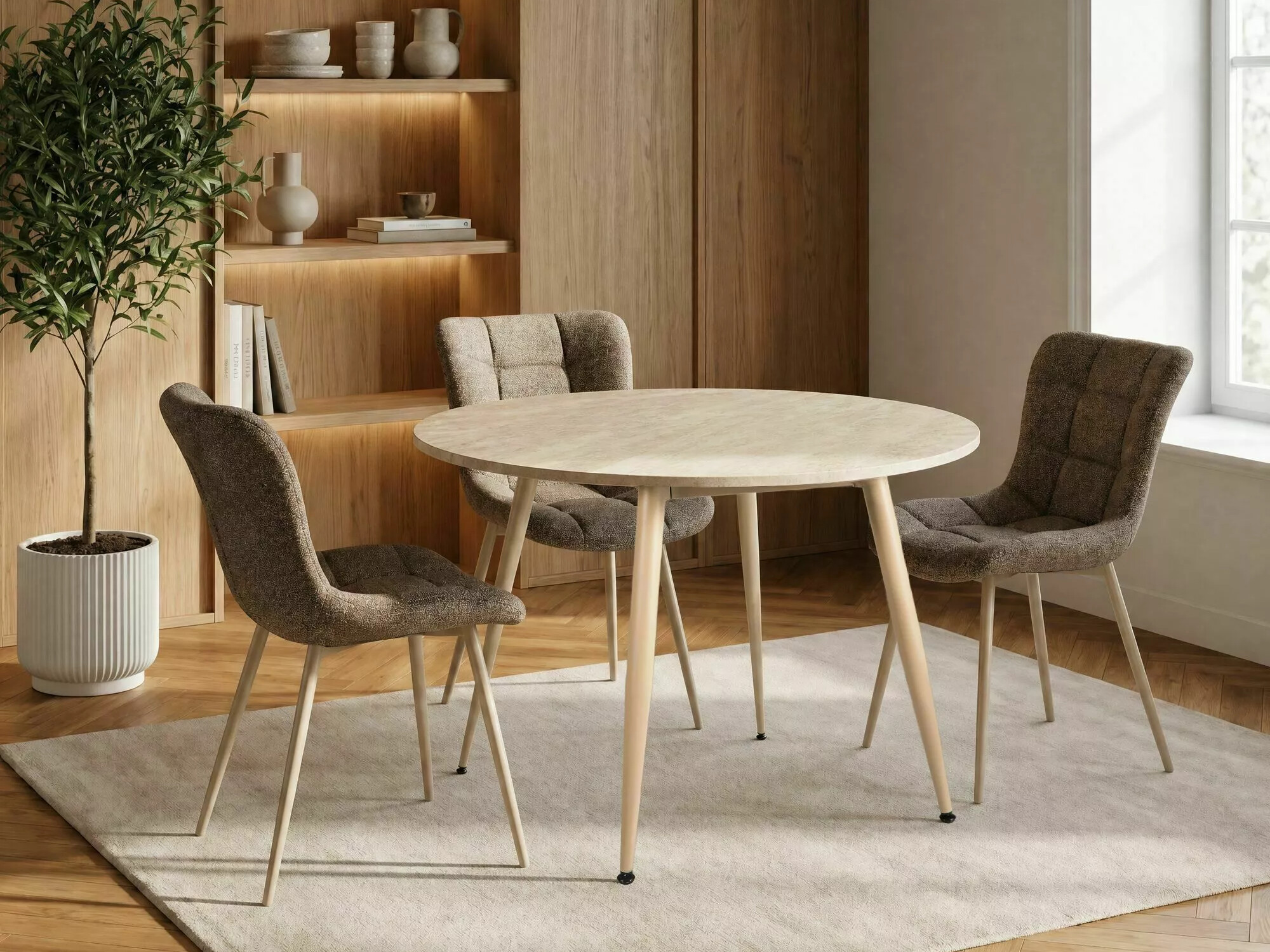 Sto Detroit 871 (Svetli travertin + Kašmir)