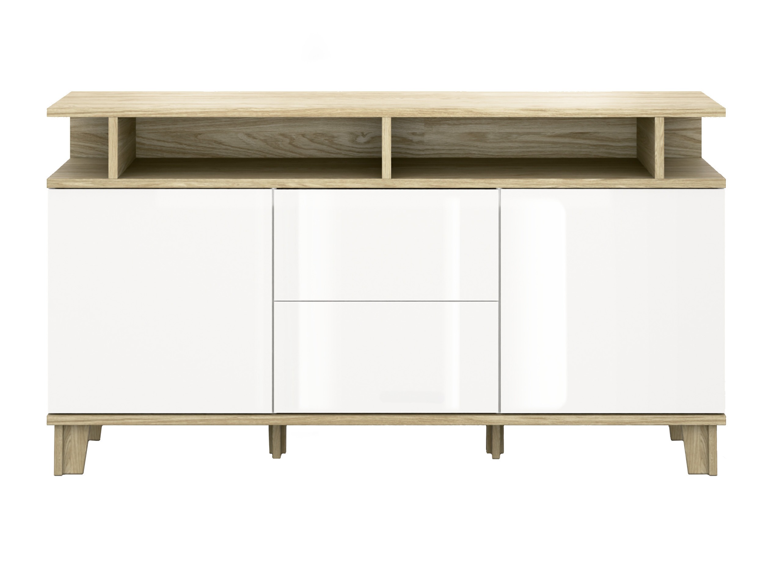 Komoda Evarveru 105 (Sjajno belo)