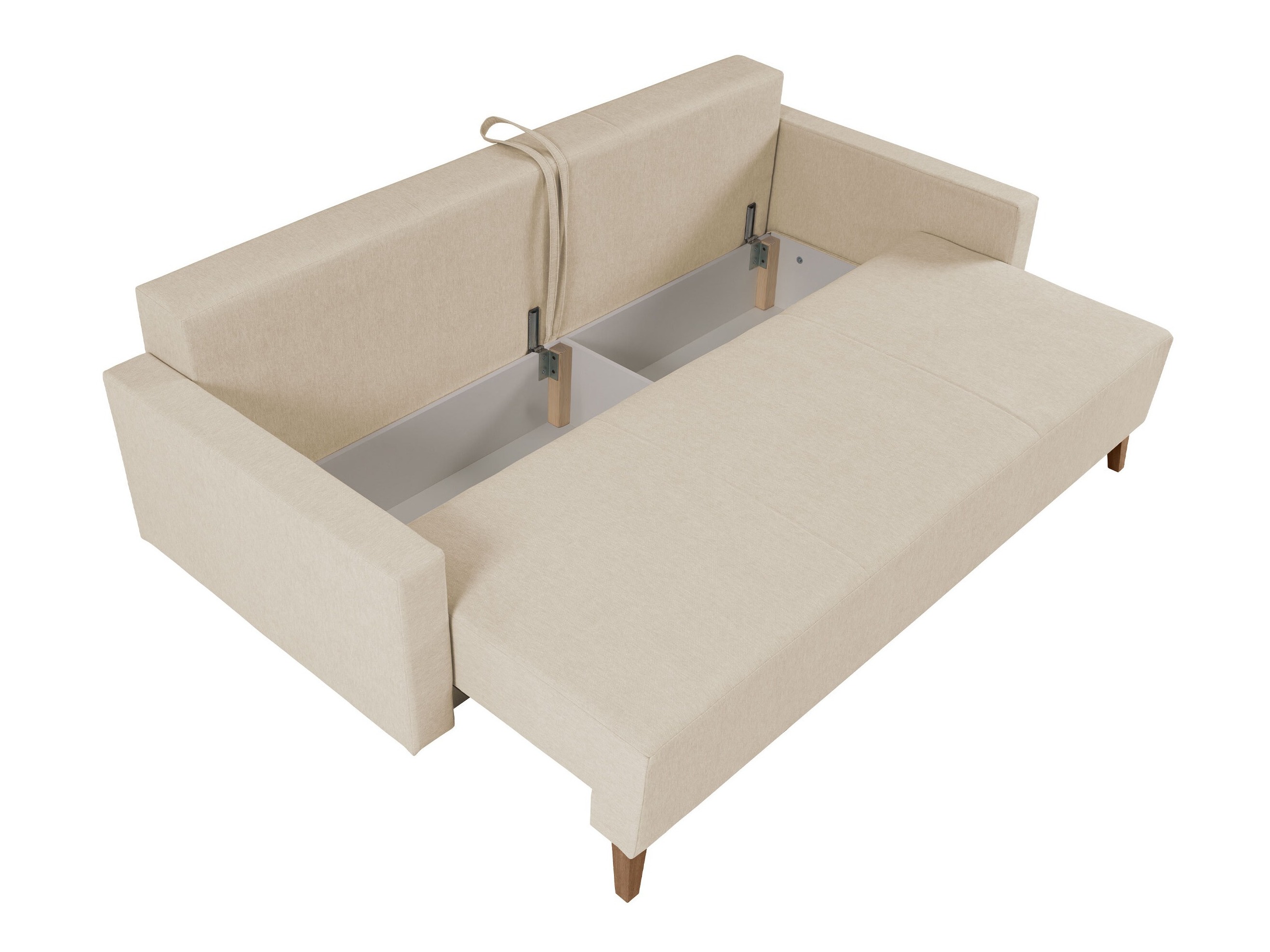 Sofa na razvlačenje Delbene 129 (Verita 53 + Tamni hrast San Remo)