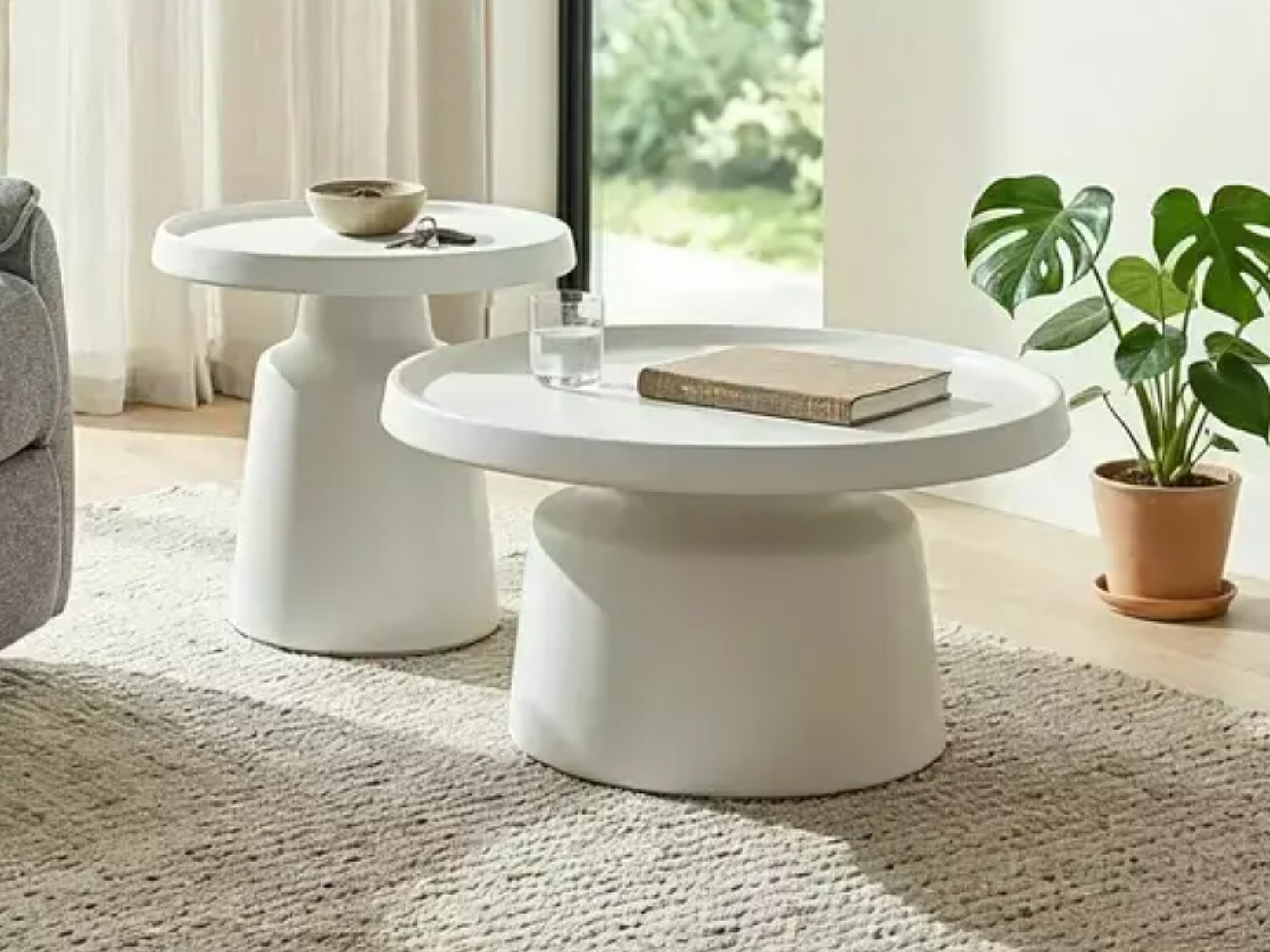 Set stočića za kafu Detroit 721 (Belo)