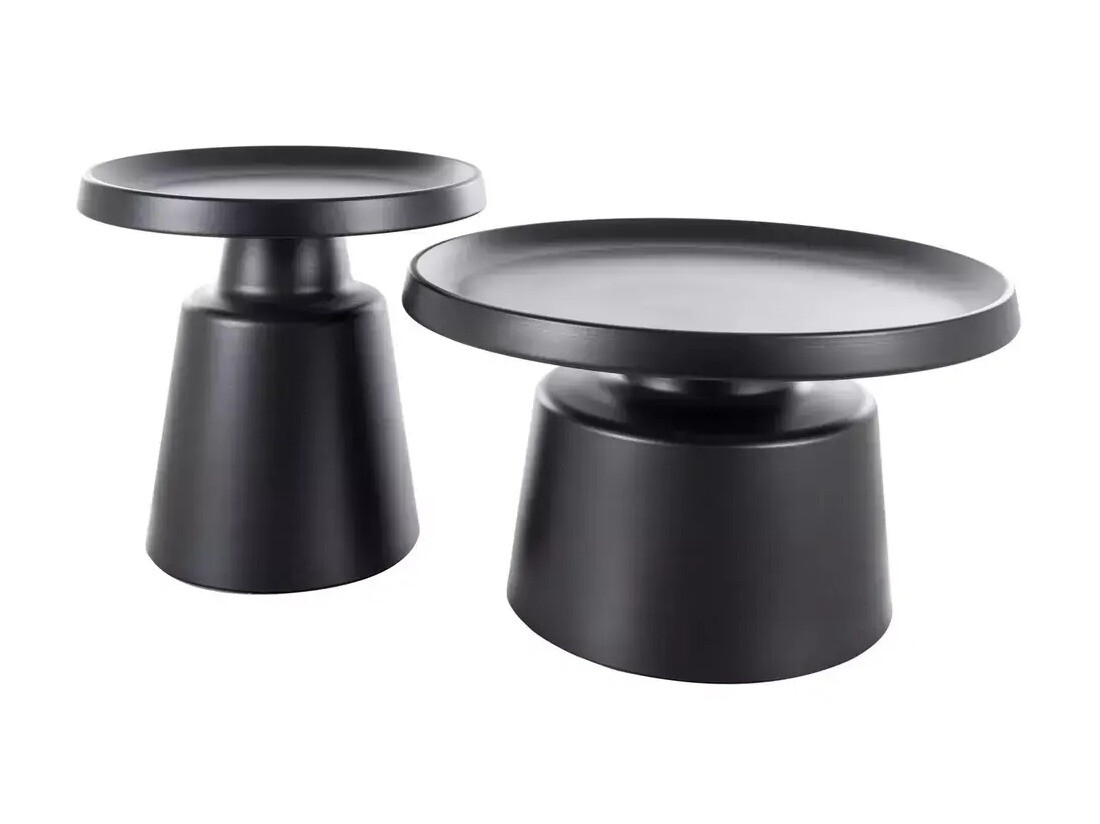 Set stočića za kafu Detroit 721 (Crno)