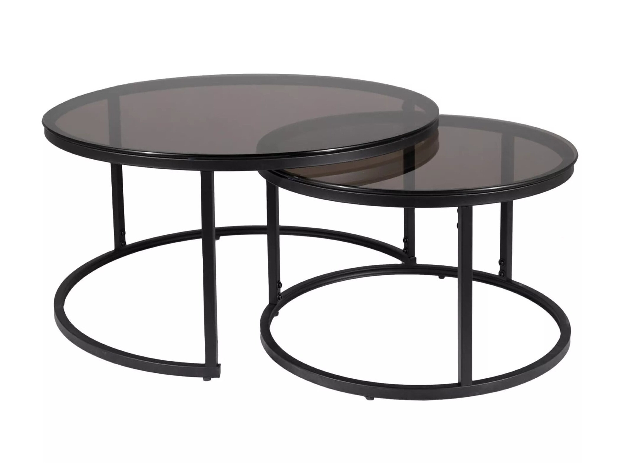 Set stočića za kafu Detroit 607 (Crno)