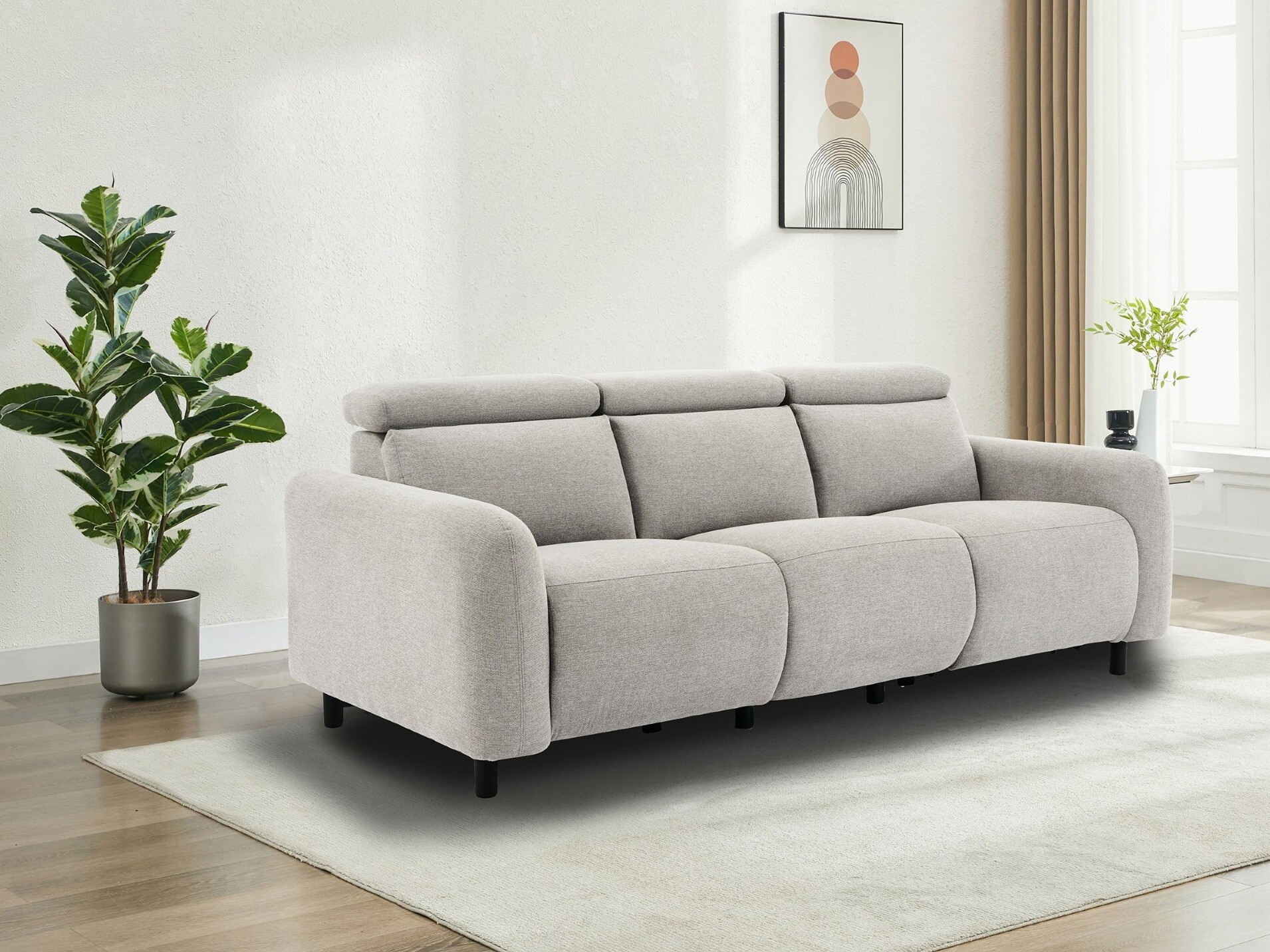 Relaks sofa Revbena 101 (Svetloosiva)