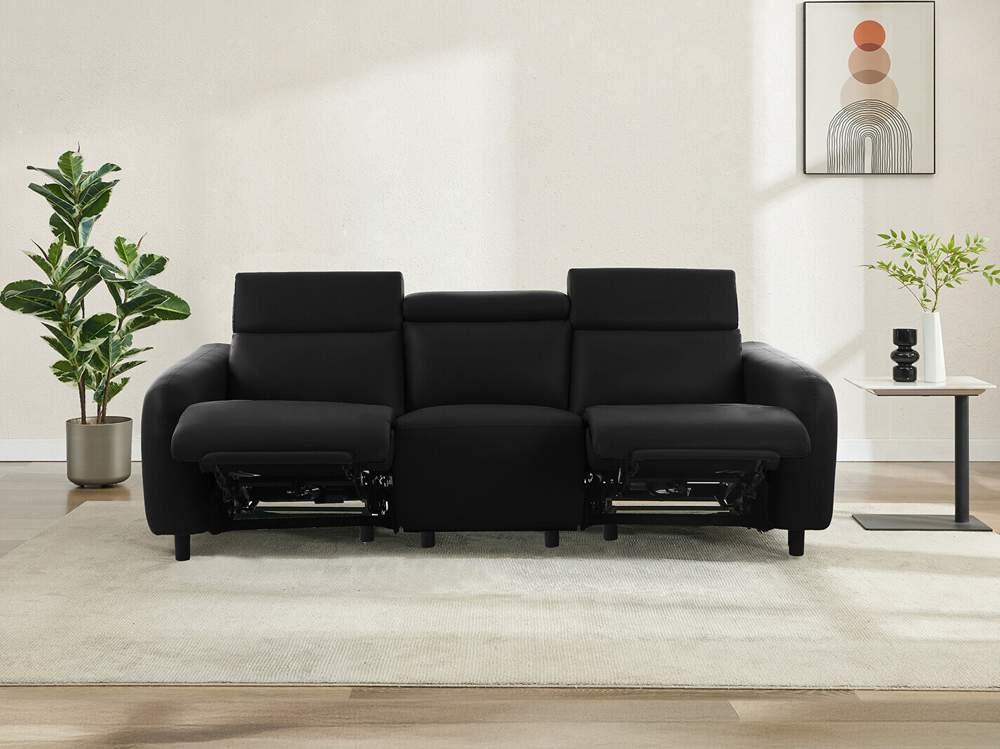 Relaks sofa Revbena 102 (Crno)