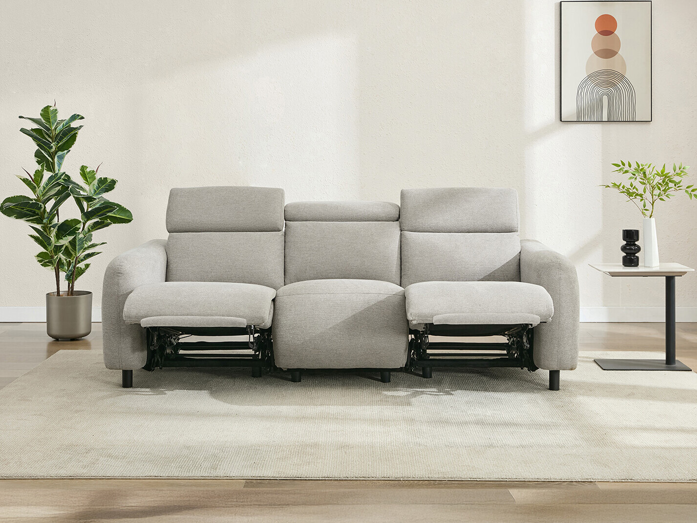 Relaks sofa Revbena 102 (Svetloosiva)