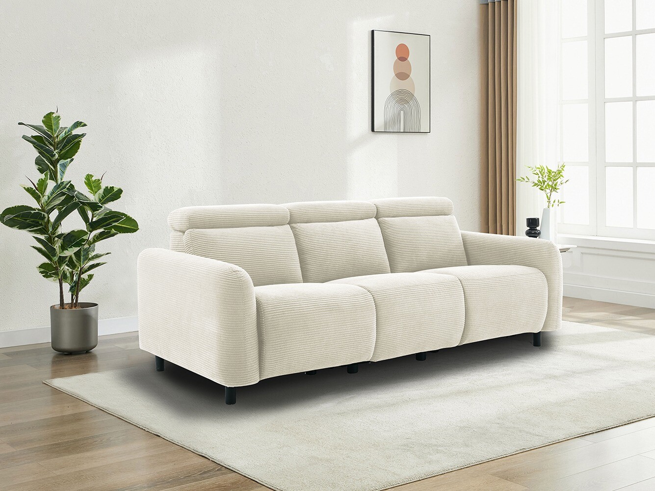 Relaks sofa Revbena 105 (Krem)