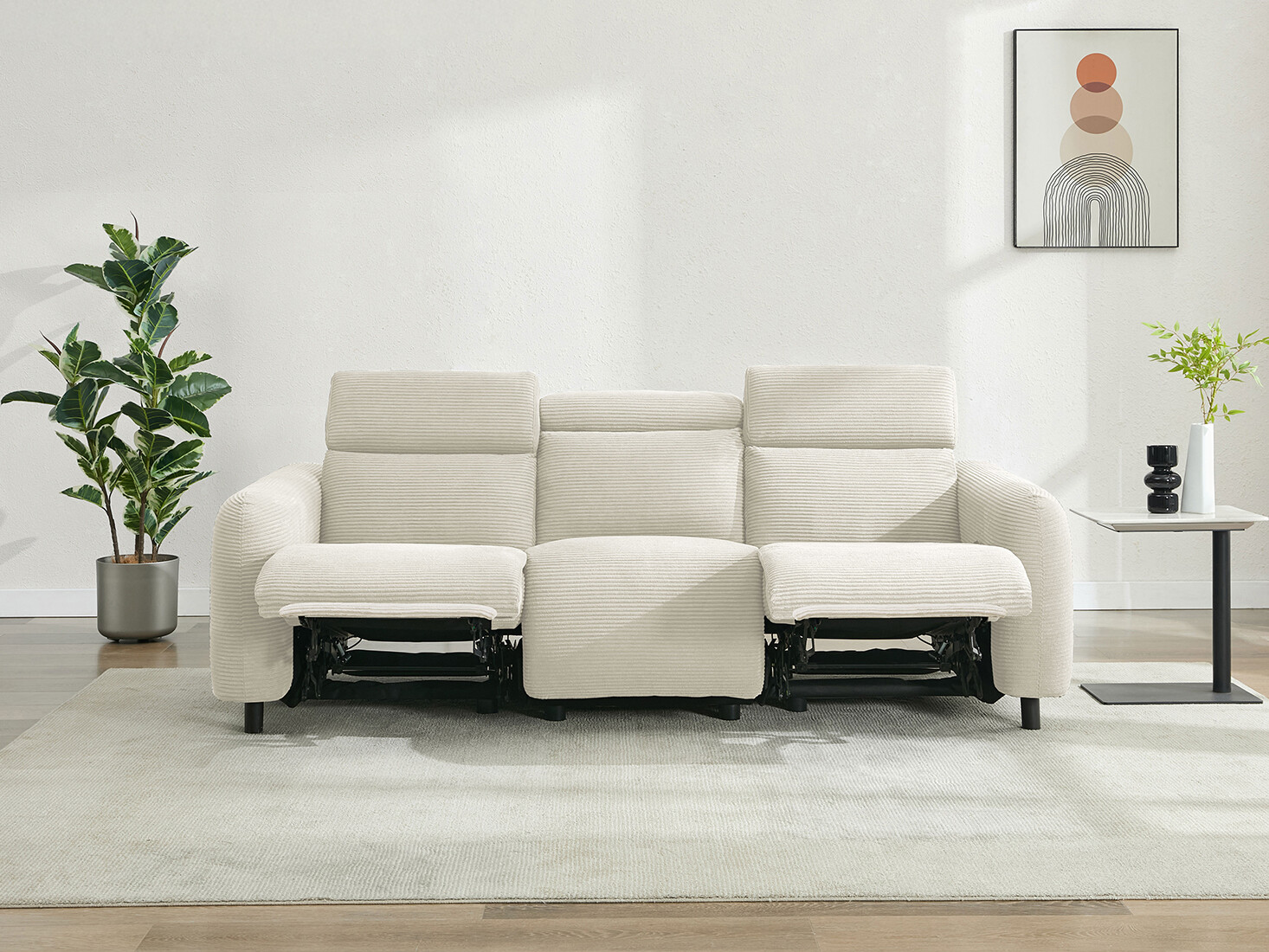 Relaks sofa Revbena 105 (Krem)
