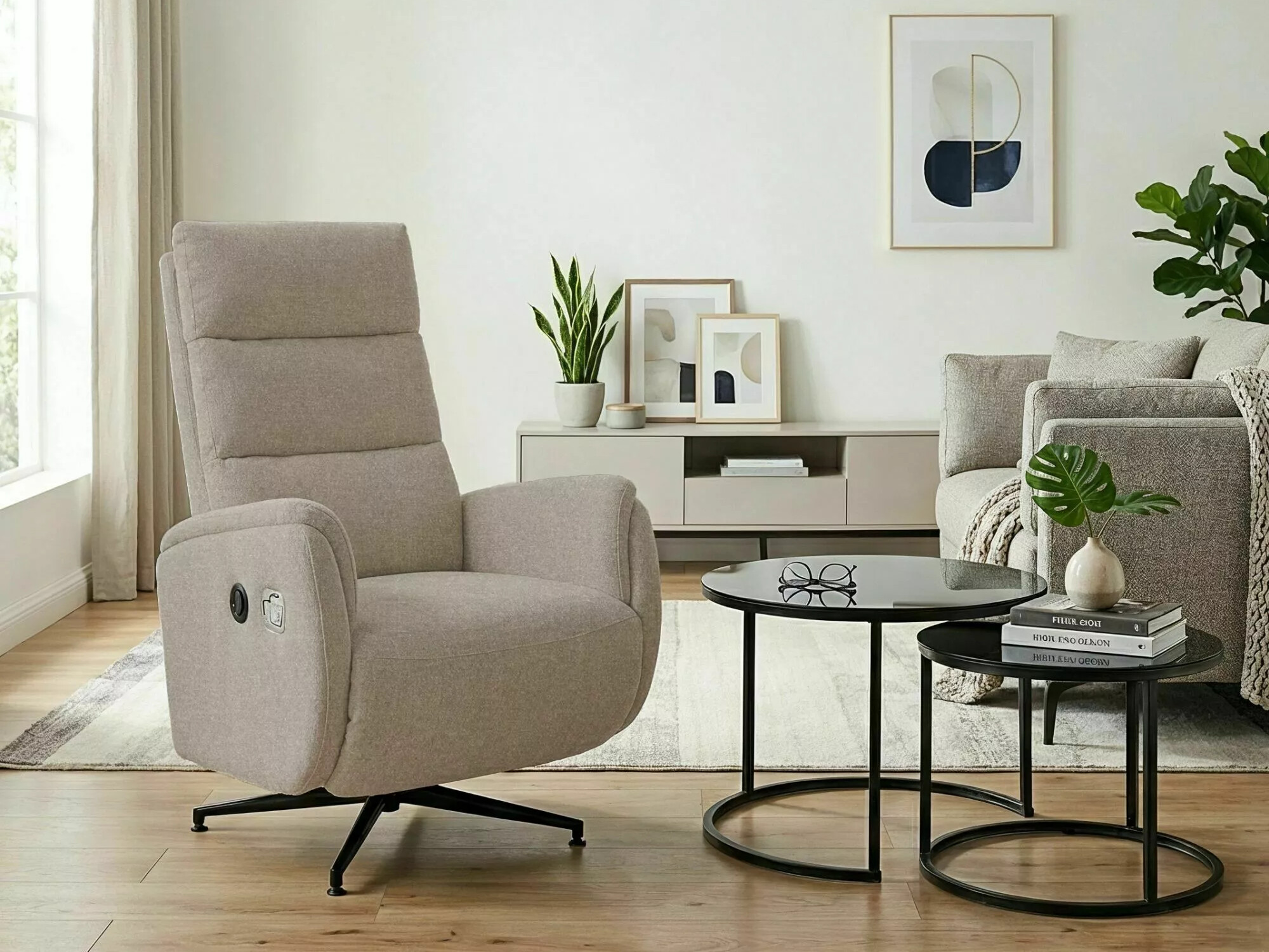 Relaks fotelja Detroit 1032 (Raven 30)