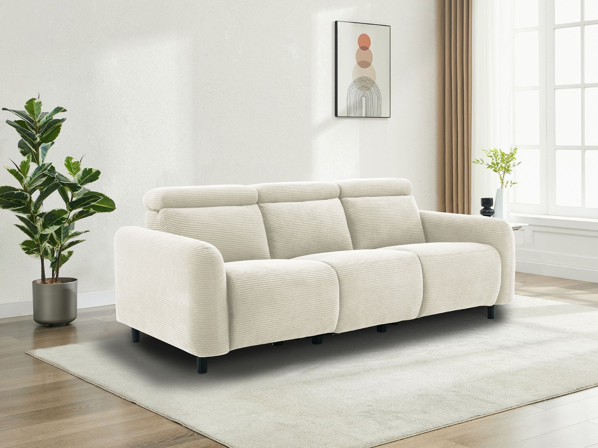 Relaks sofa Revbena 106 (Krem)