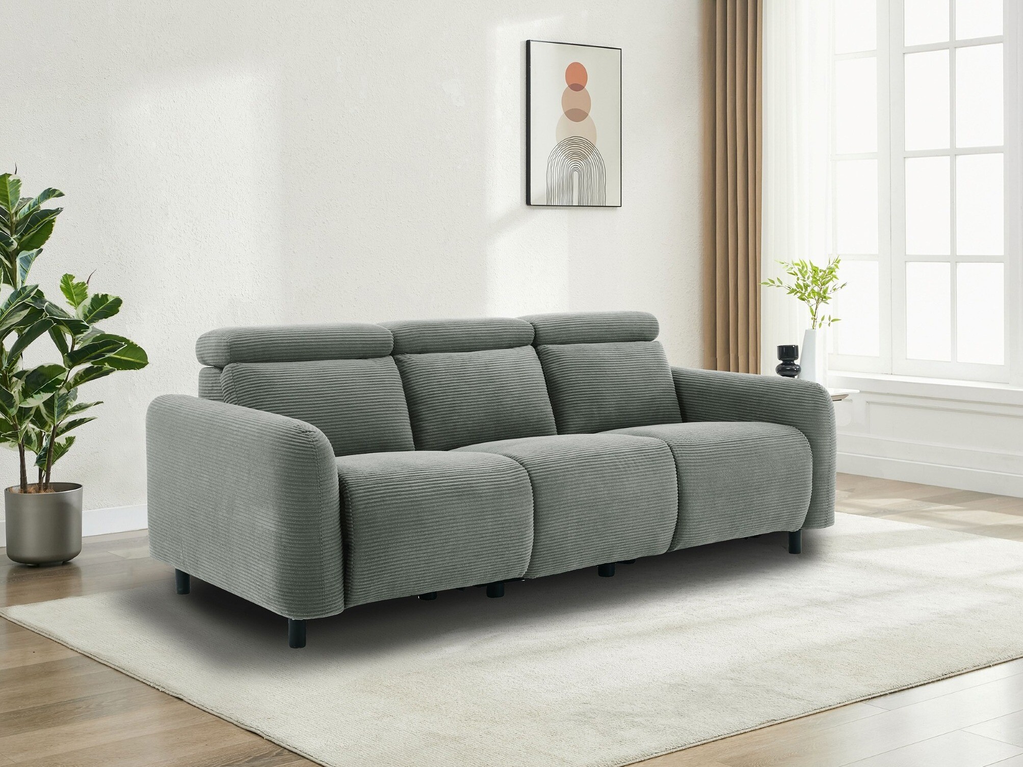 Relaks sofa Revbena 106 (Sivo)