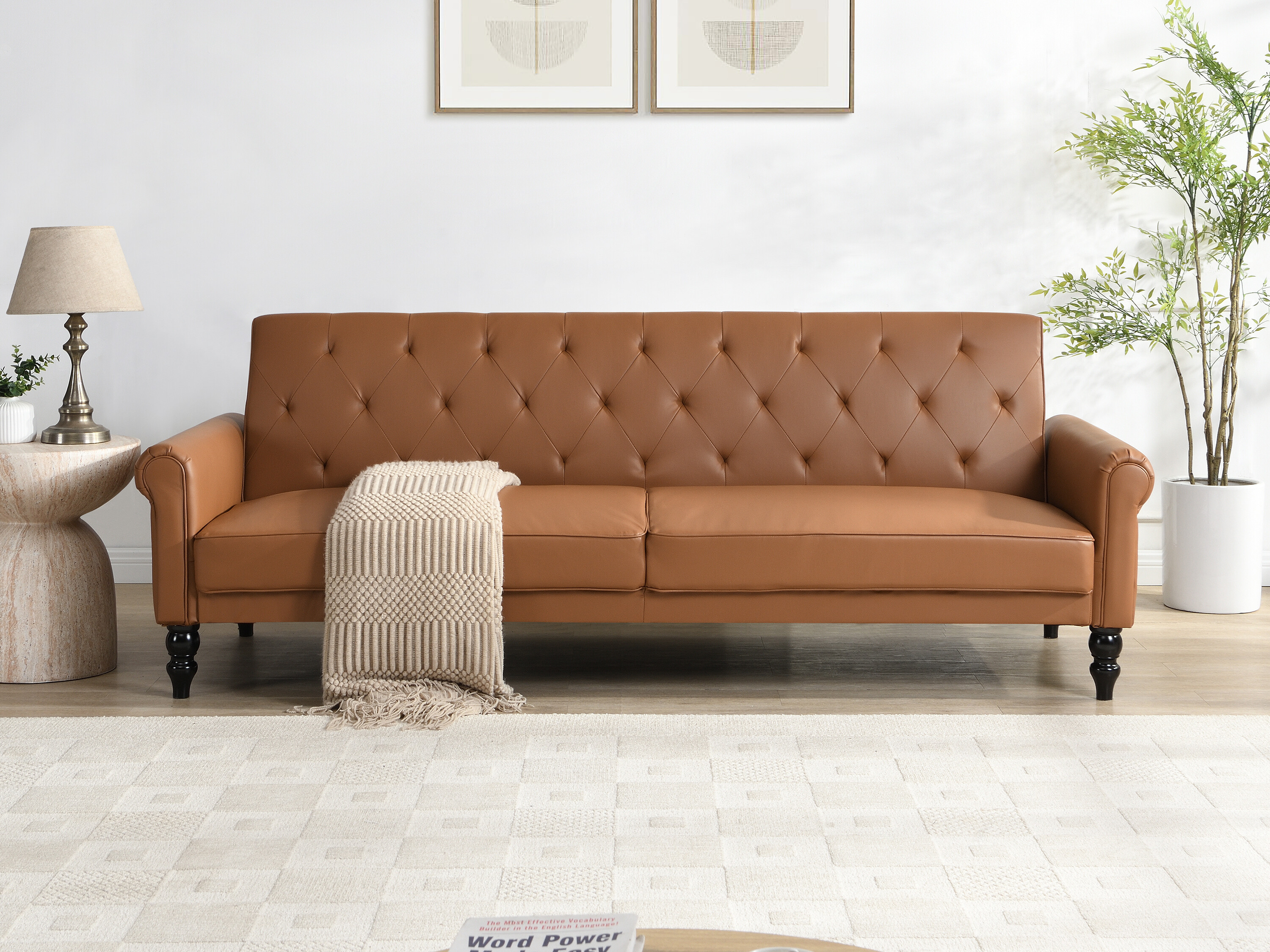 Sofa na razvlačenje Denton 1581 (Narandžasta)