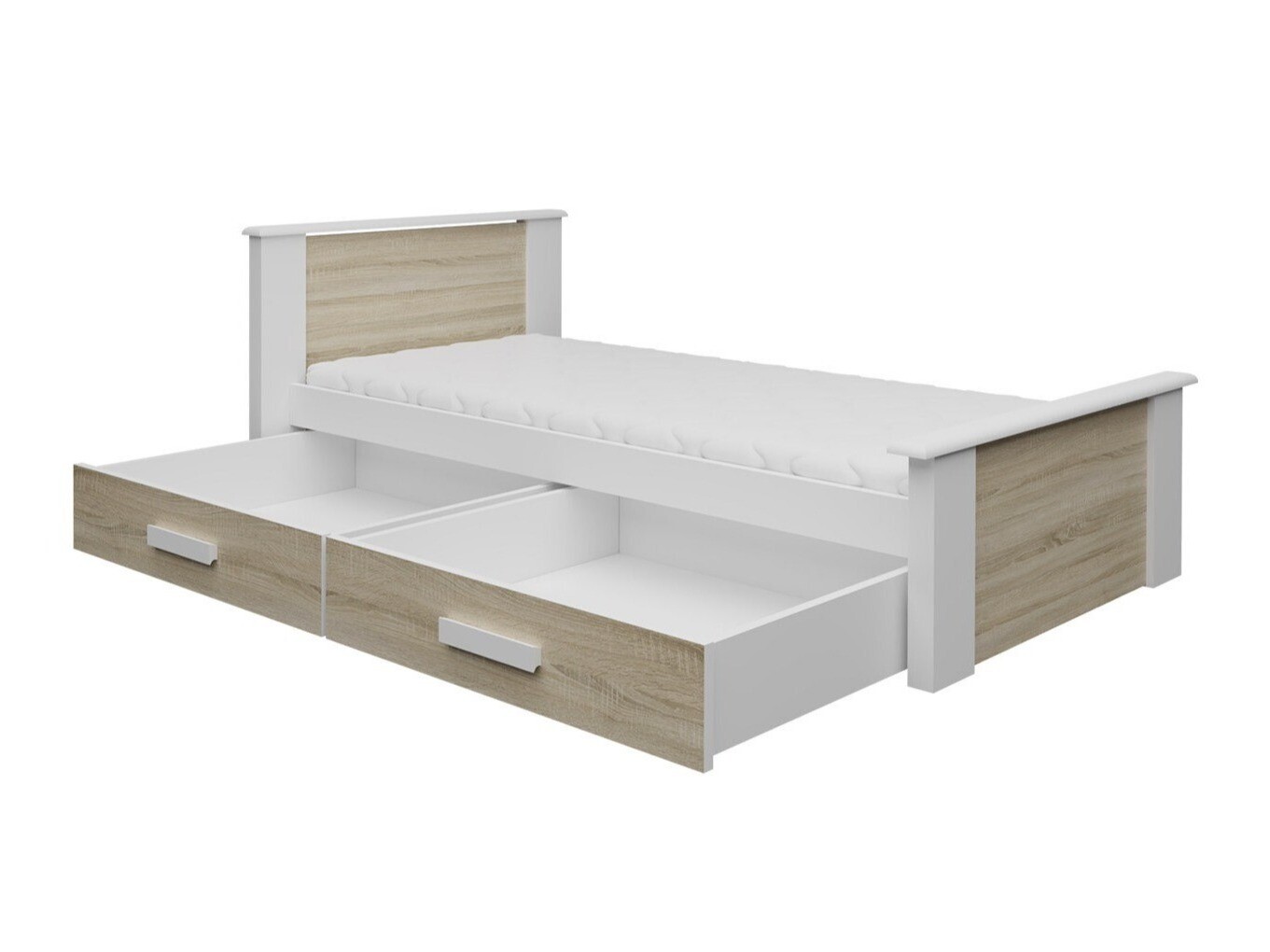 Krevet Henderson 116 (Belo + Trufel)