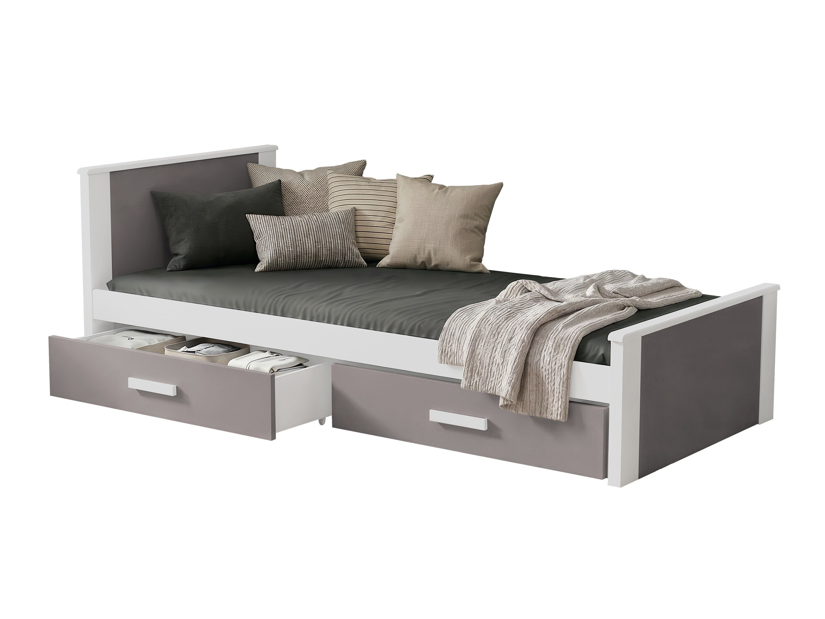 Krevet Henderson 116 (Belo + Trufel)