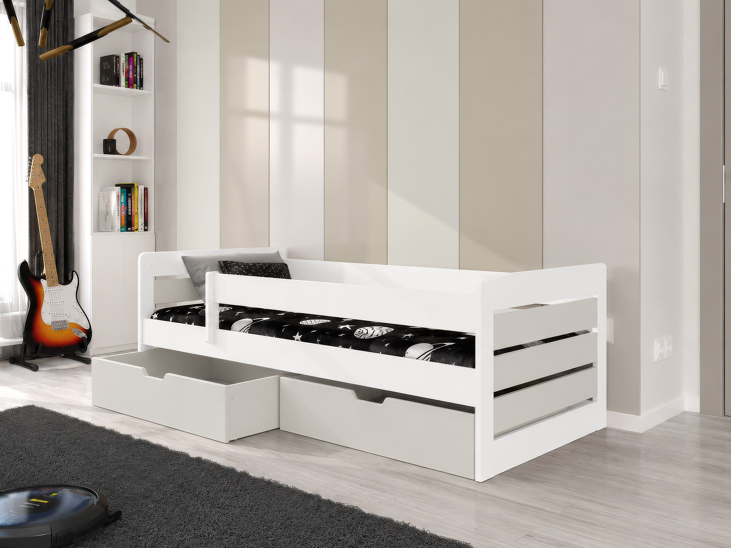 Krevet Henderson 173 (Belo + Kašmir)
