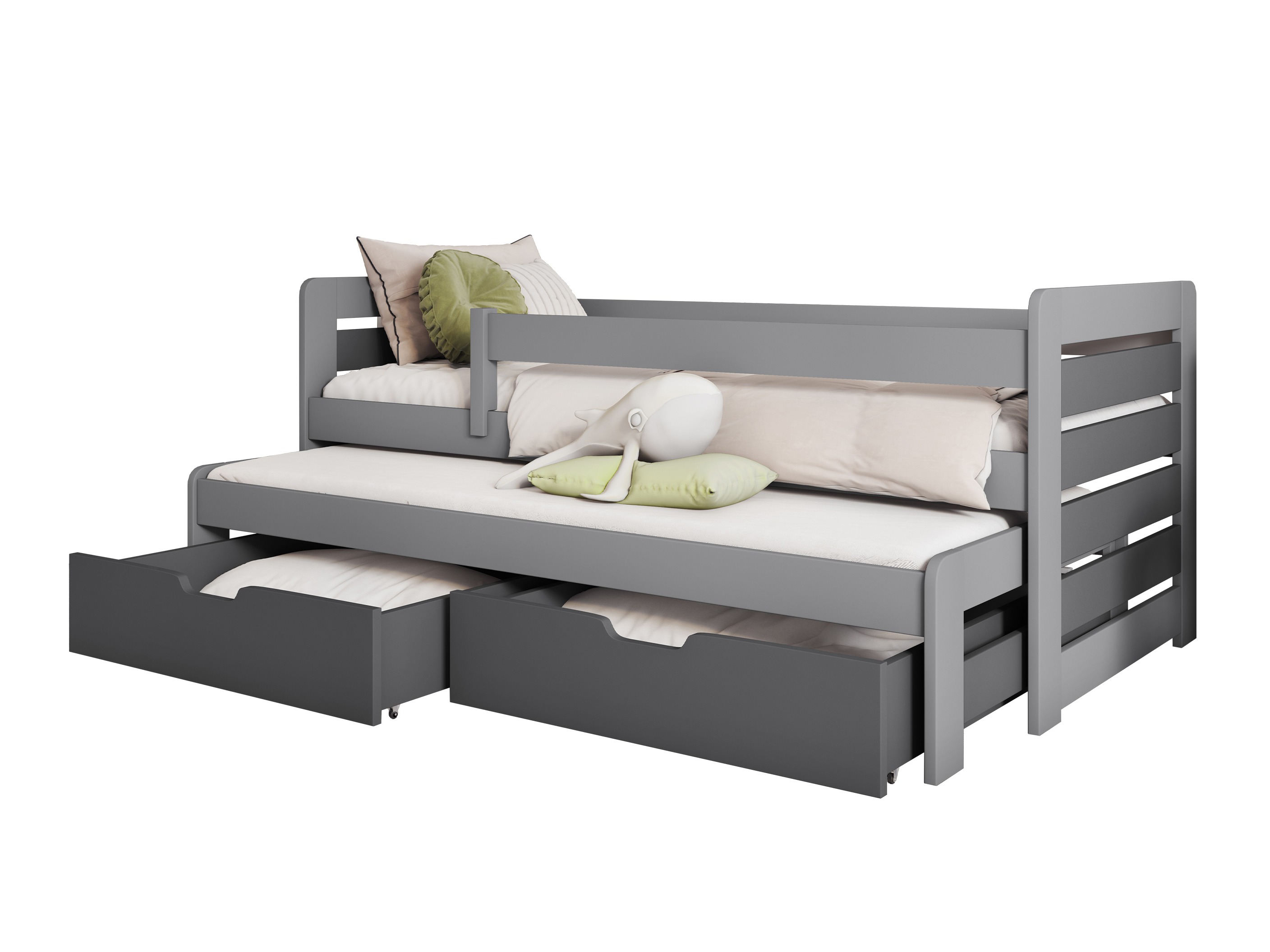 Krevet Henderson 127 (Sivo + Grafit)
