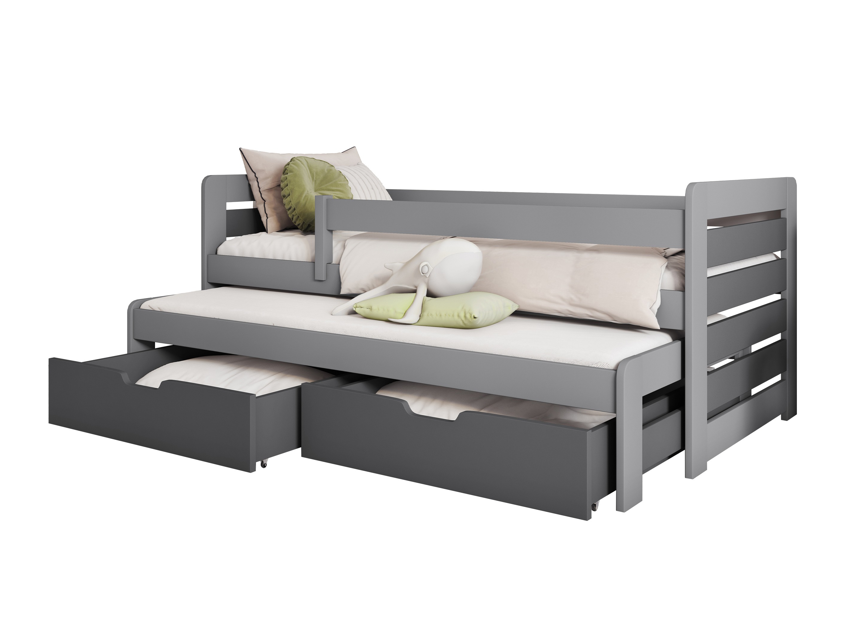 Krevet Henderson 127 (Sivo + Grafit)