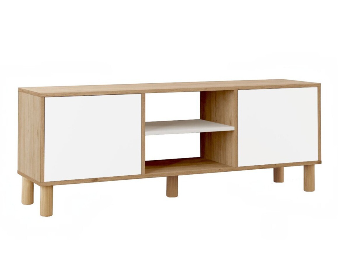 TV komoda Kailua 2841 (Hrast + Belo)