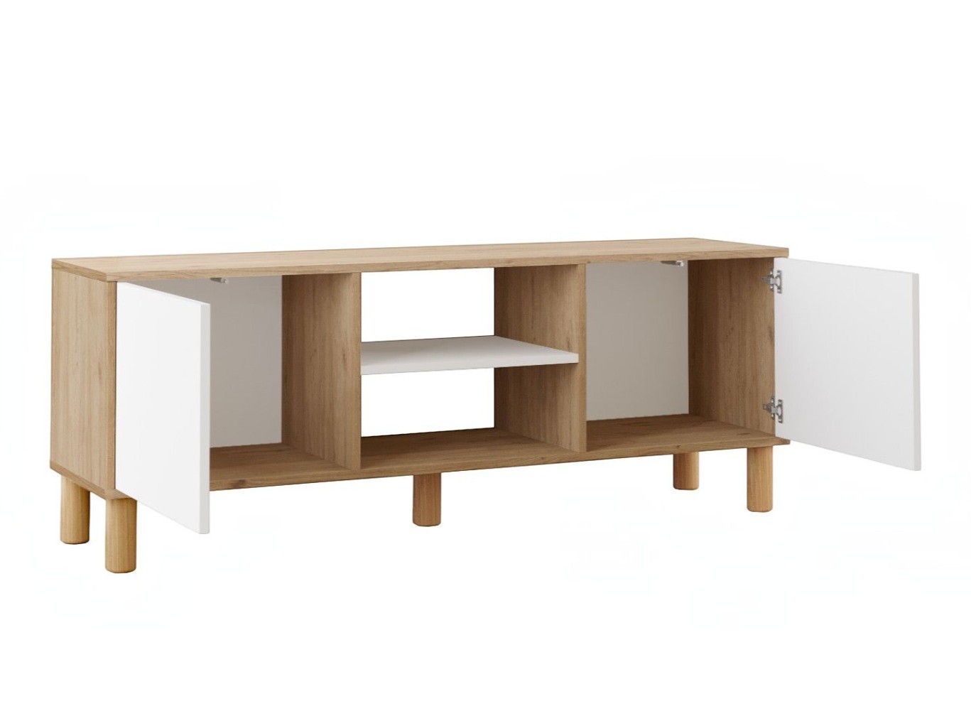 TV komoda Kailua 2841 (Hrast + Belo)