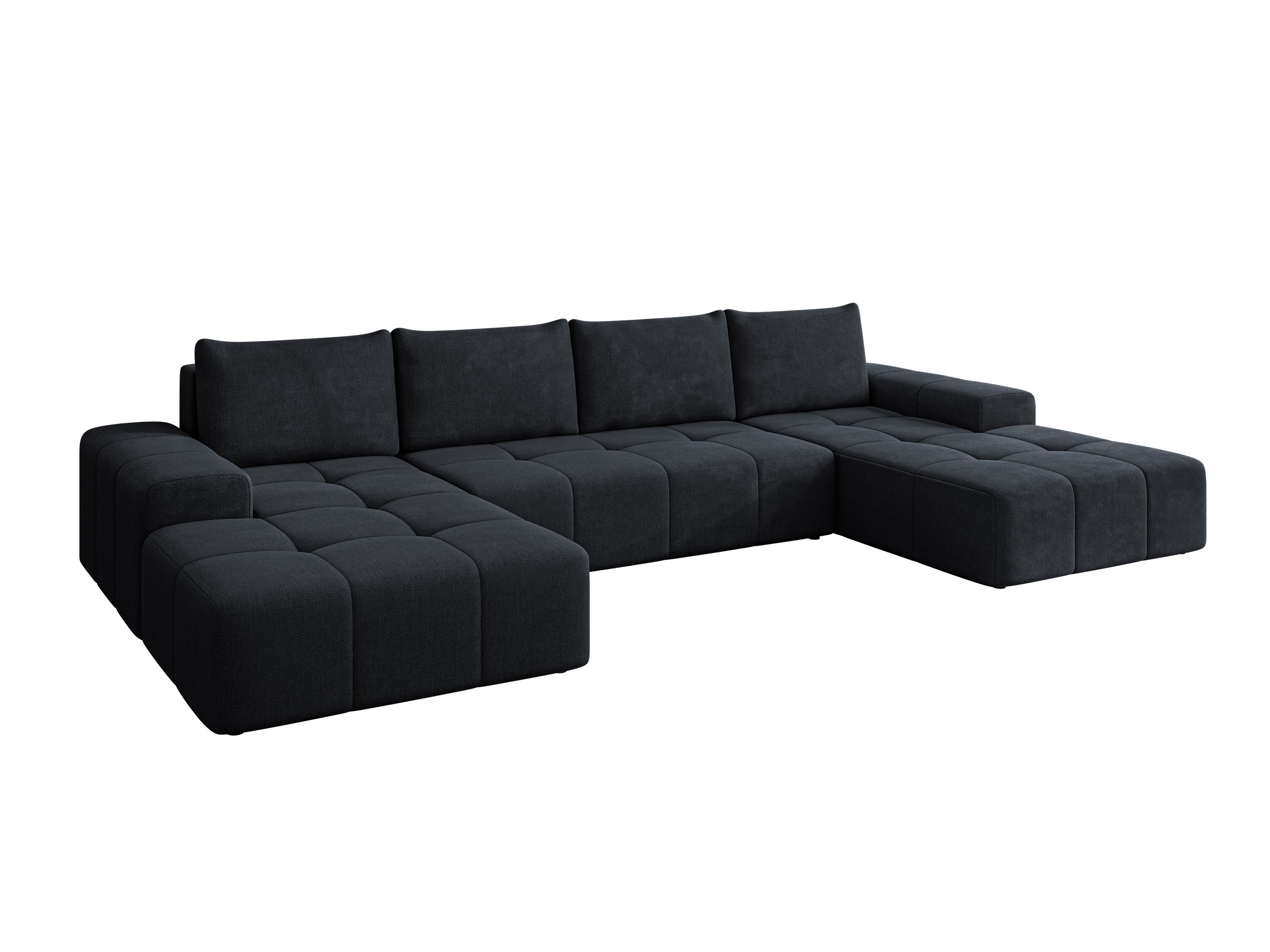 Ugaona garnitura Comfivo Origor II (Spirit Black)