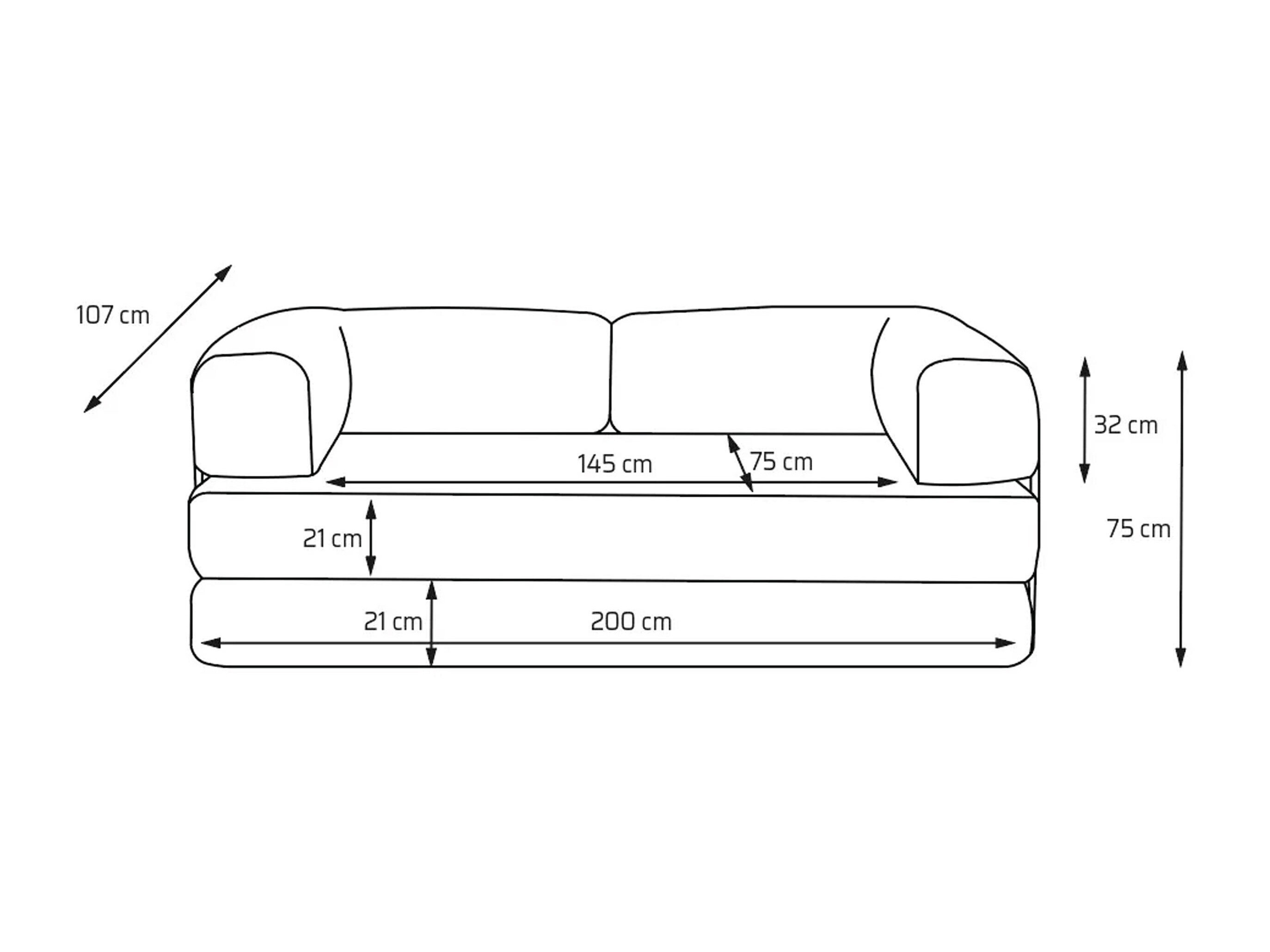 Sofa na razvlačenje Carson 147 (Cruz 80)