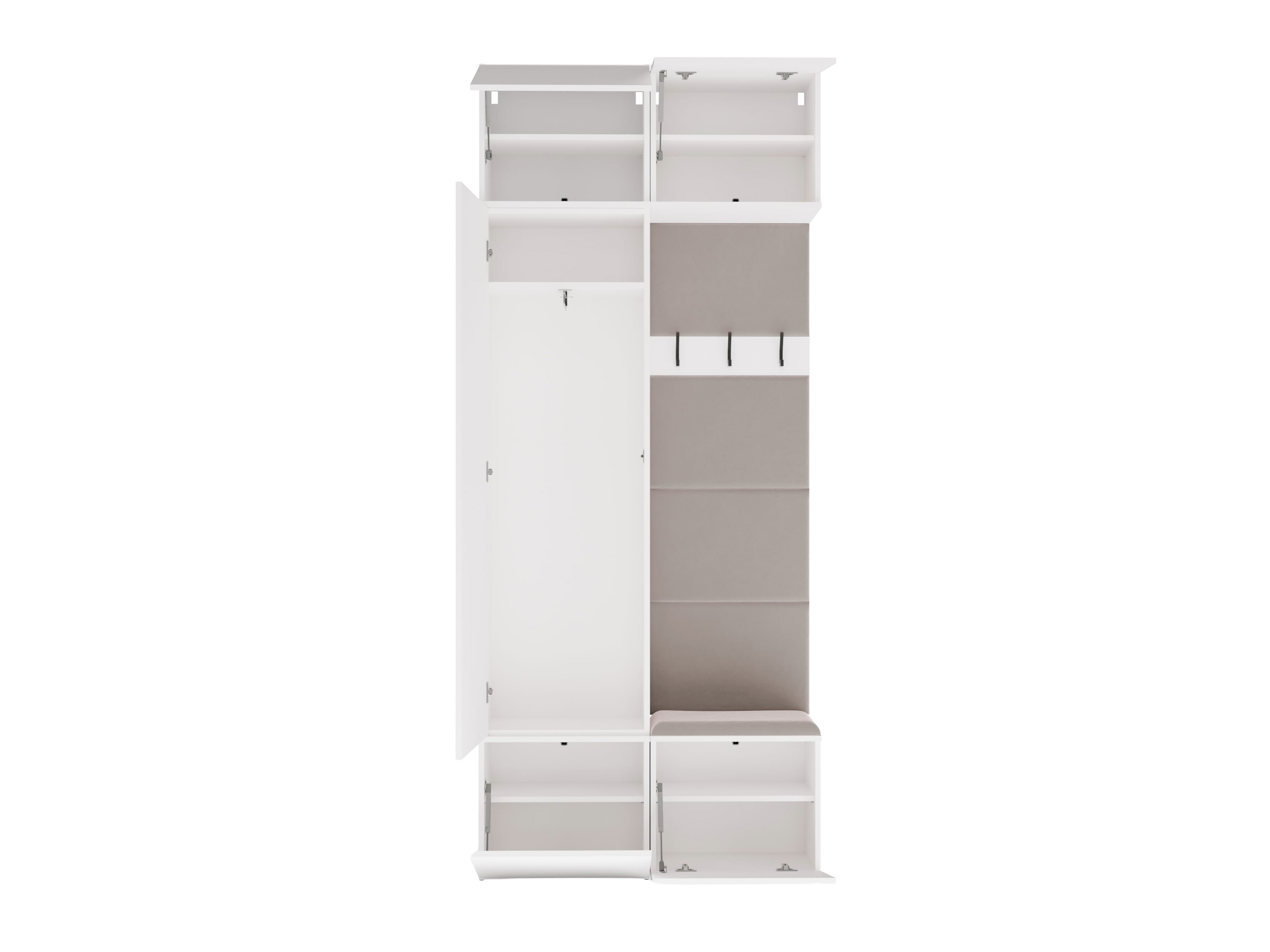 Set za hodnik Domtori 100 (Belo)