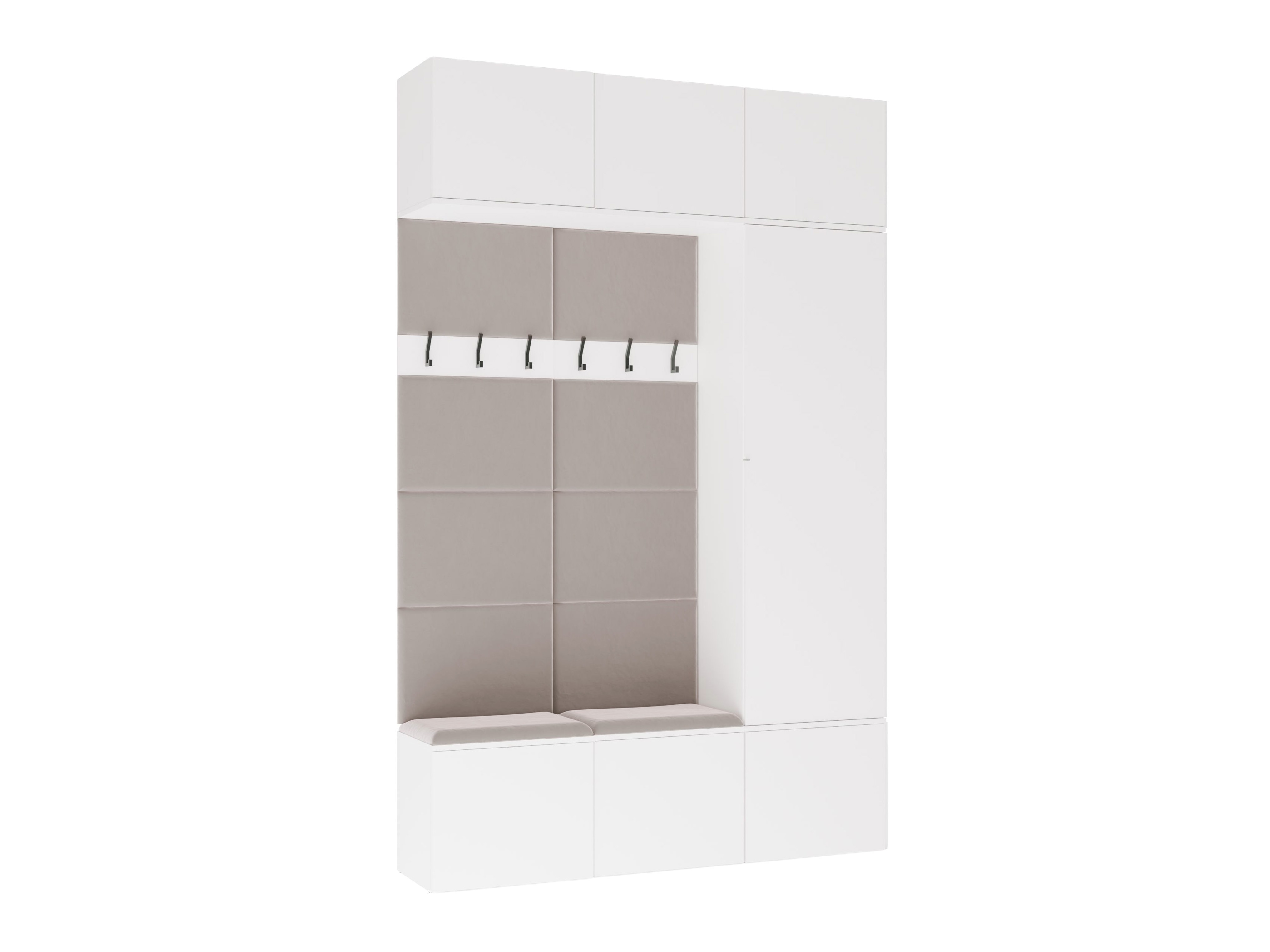 Set za hodnik Domtori 112 (Belo)