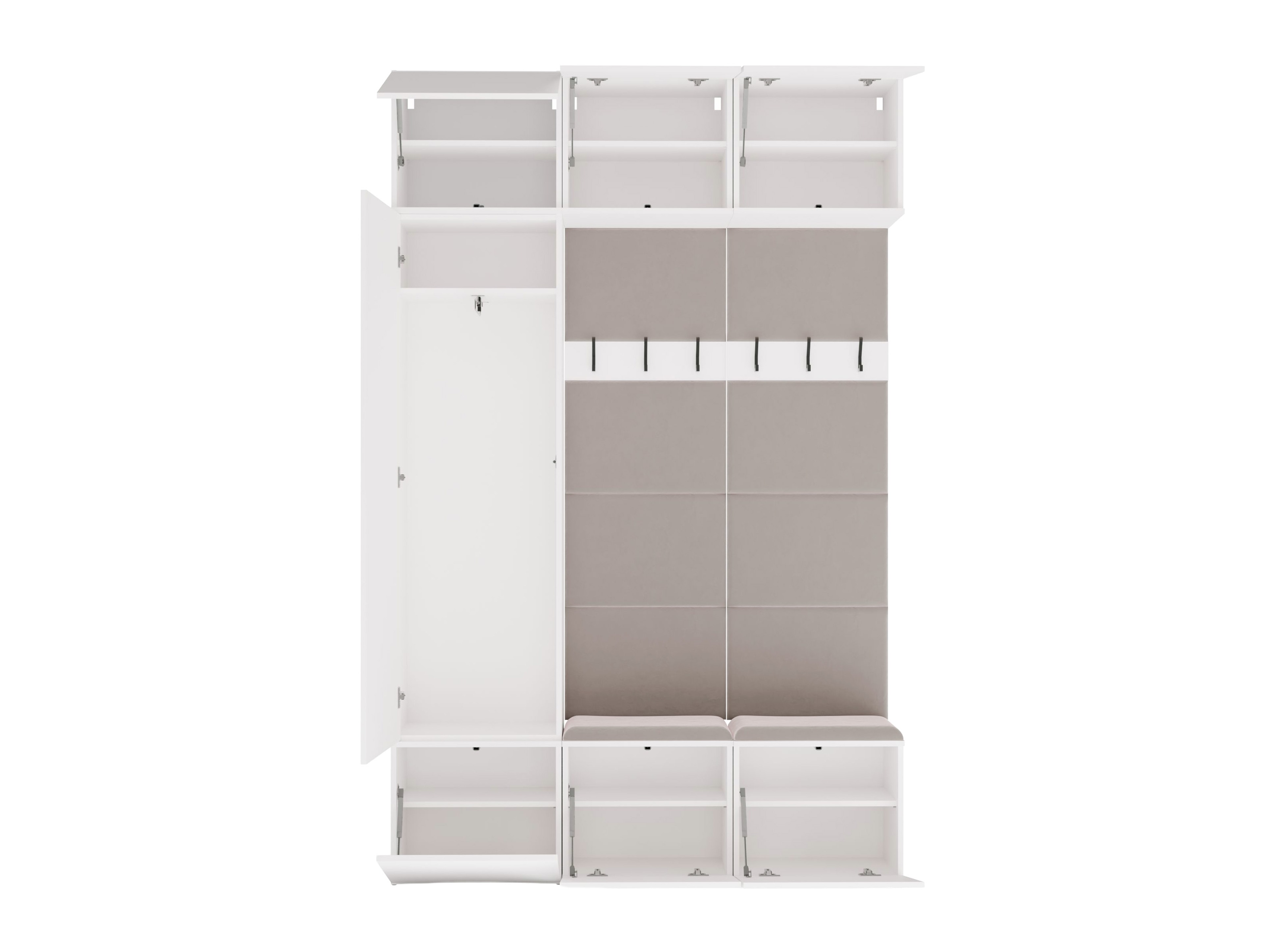 Set za hodnik Domtori 112 (Belo)