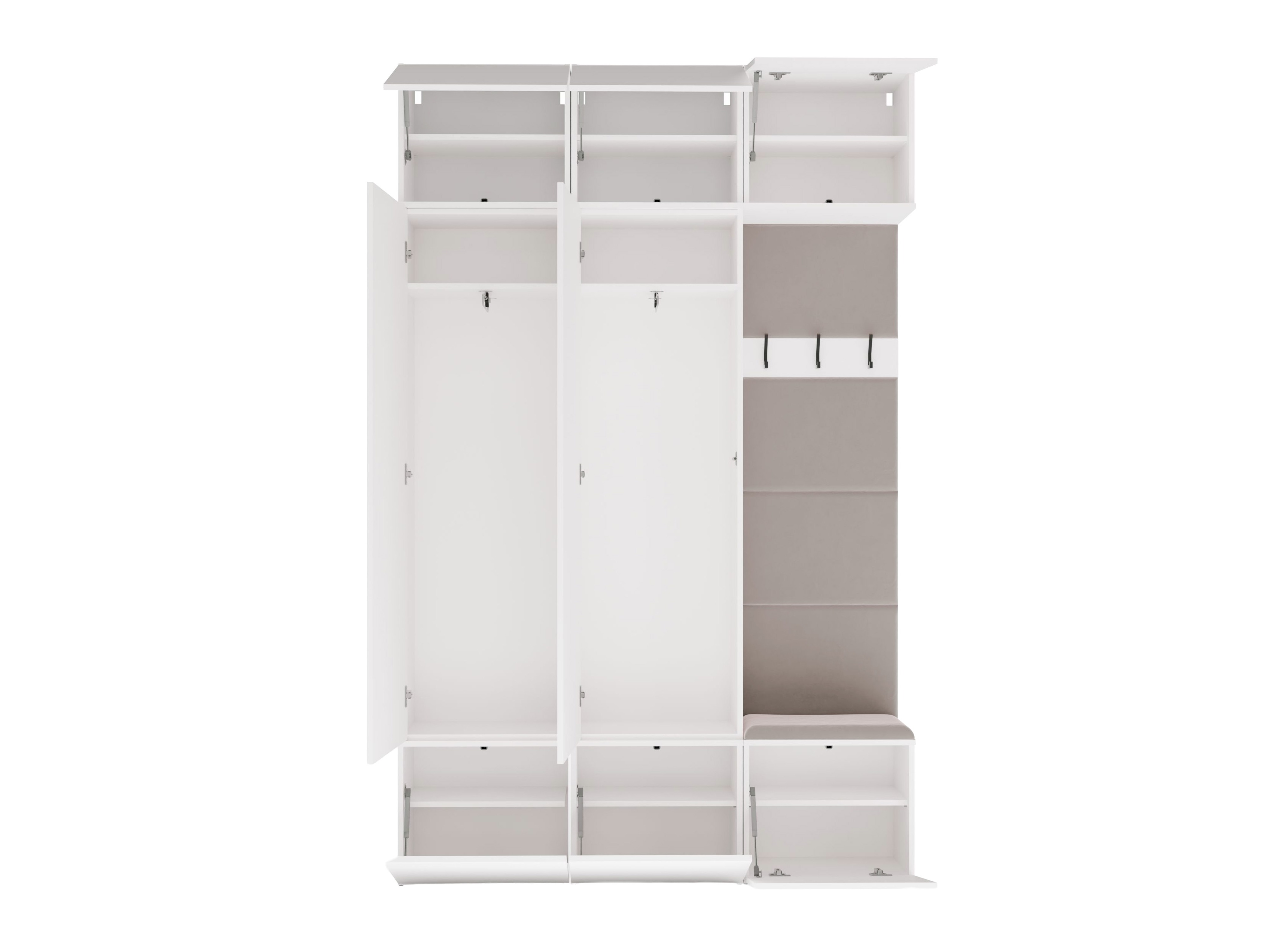 Set za hodnik Domtori 113 (Belo)