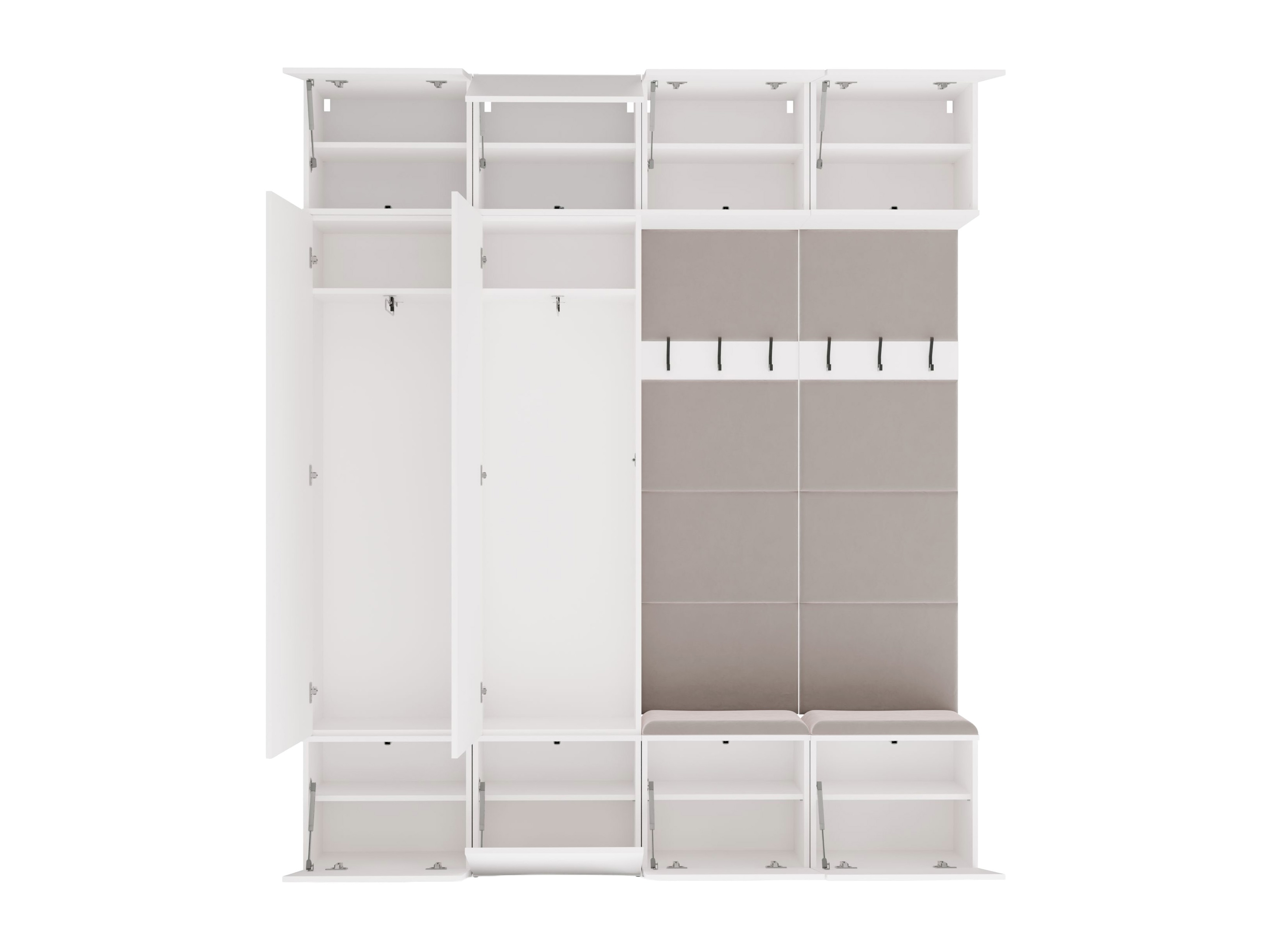 Set za hodnik Domtori 114 (Belo)